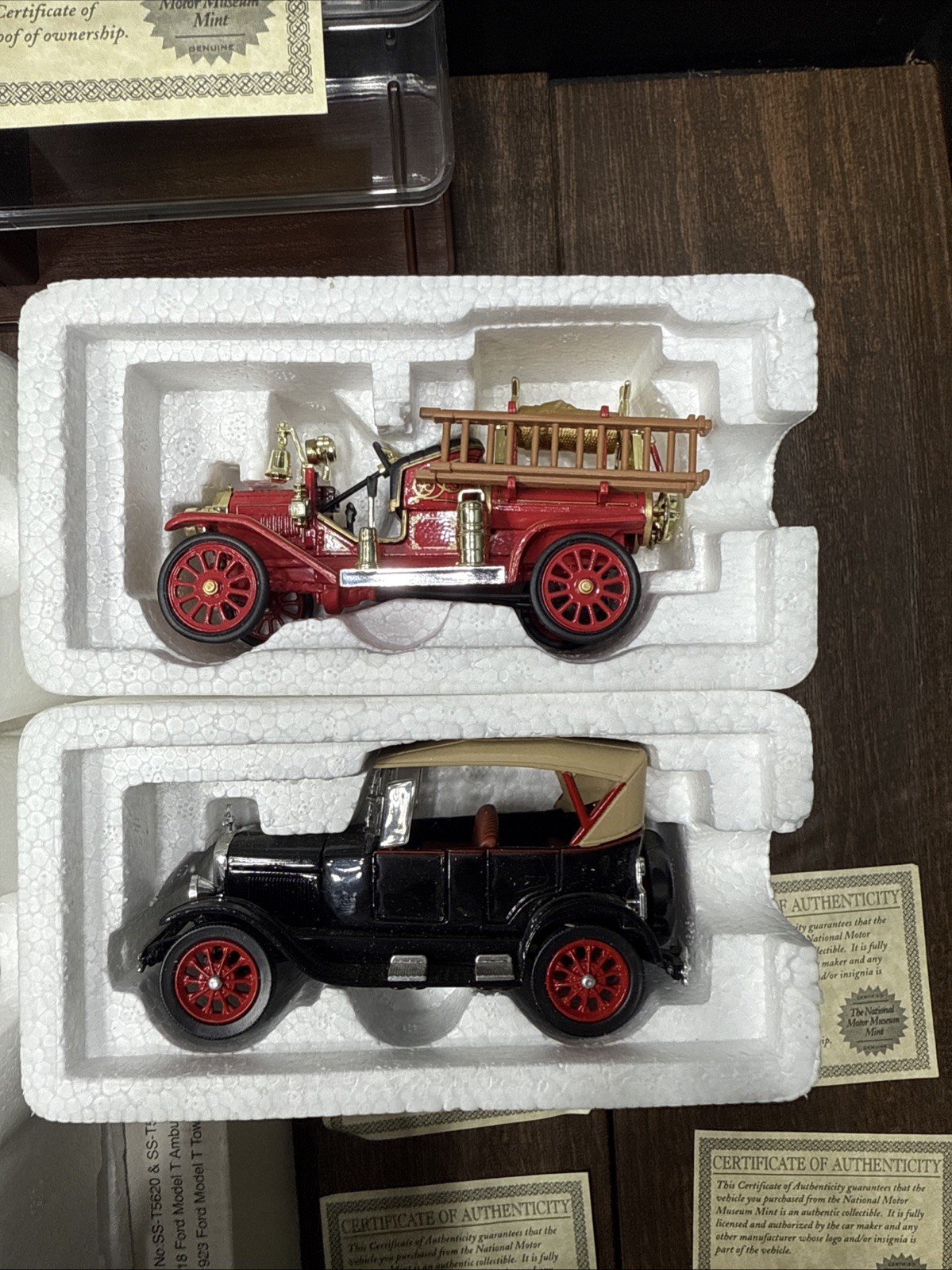 Lot Of 12 NATIONAL MOTOR MUSEUM MINT CARS WITH DISPLAY STAND