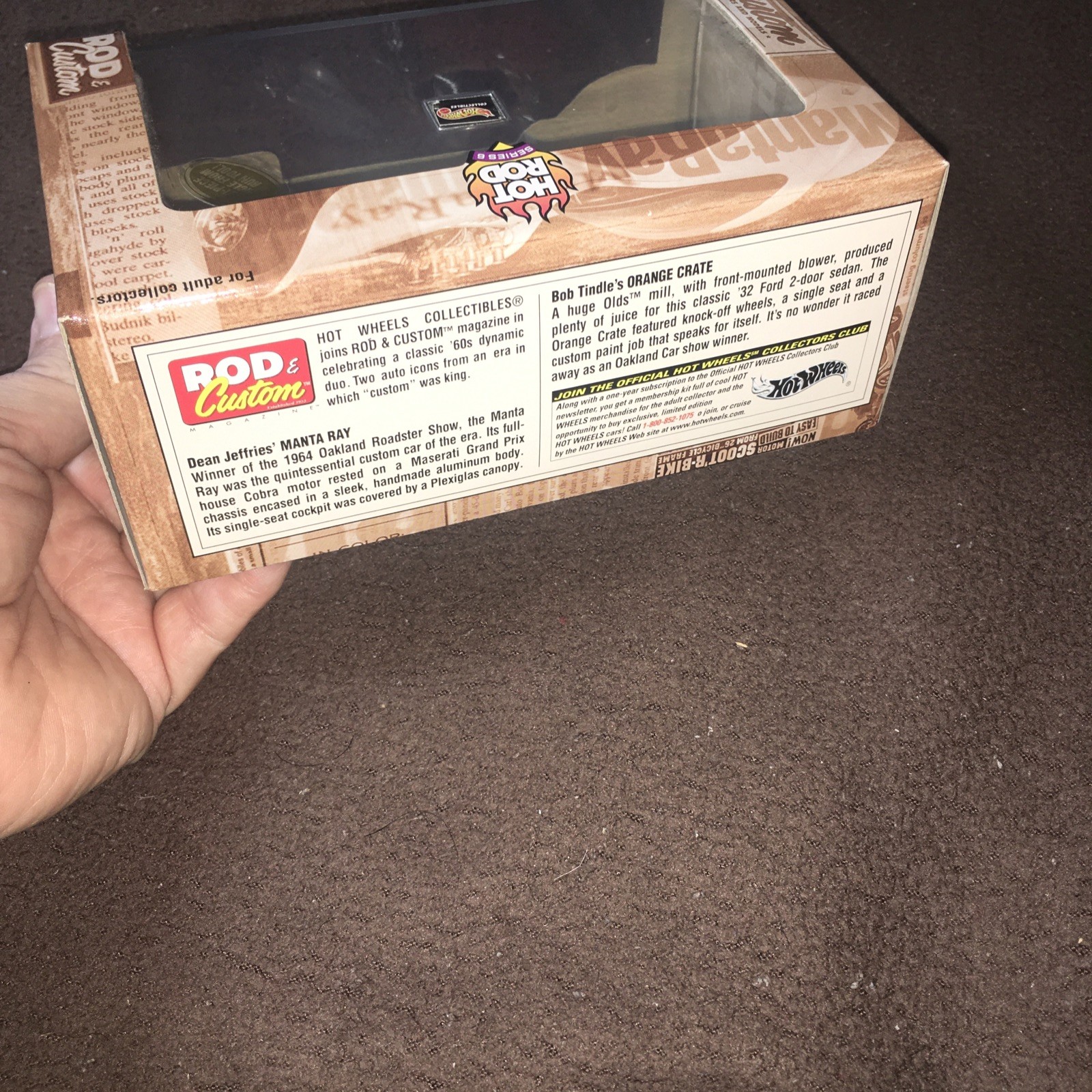 100% Hot Wheels Rod & Custom Hot Rod Series 6 Rod and Custom. Sealed Box #6