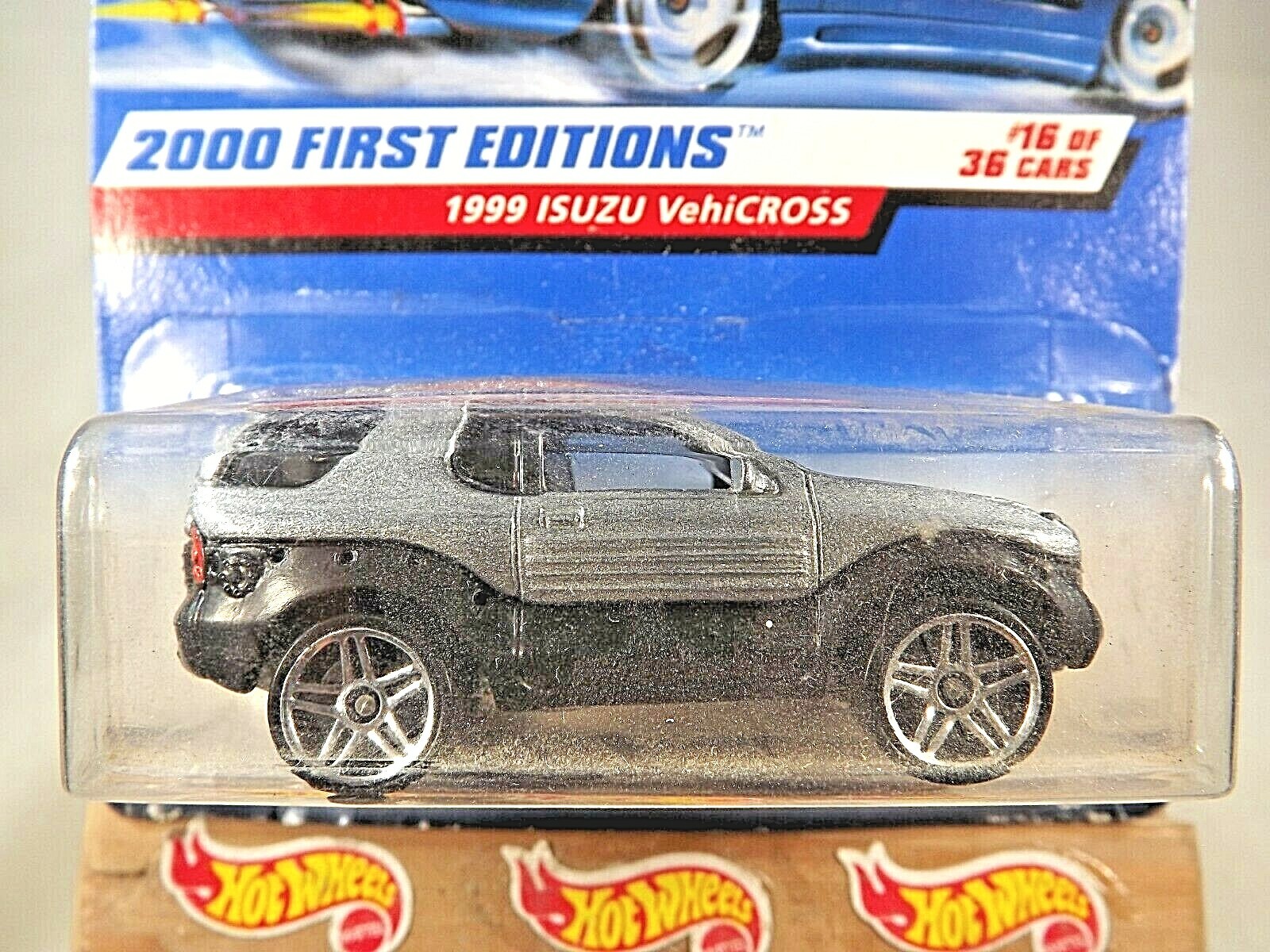 2000 Hot Wheels #76 First Editions 16/36 1999 ISUZU VEHICROSS Silver-Black w/Pr5