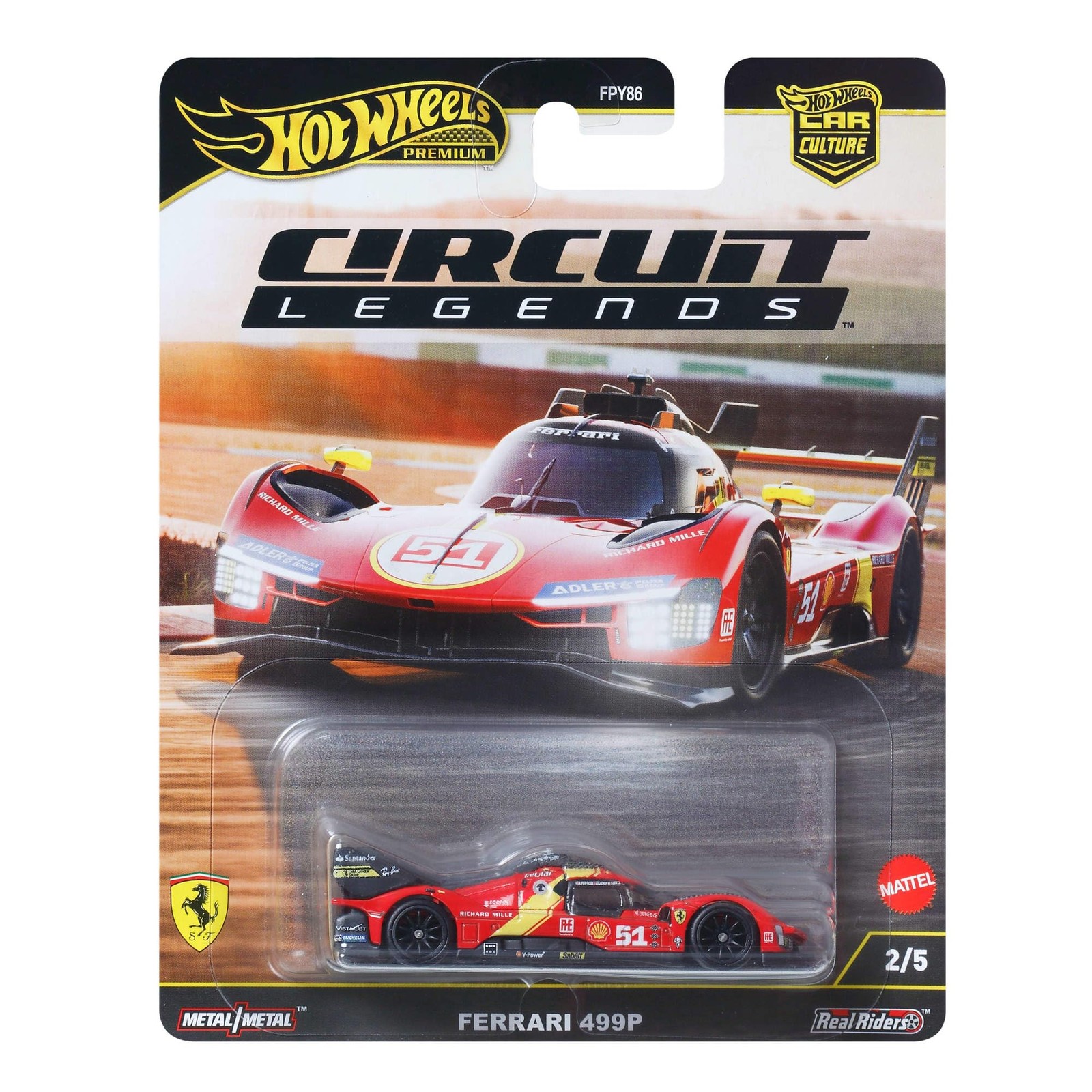 Premium Car Culture 1:64 Scale Die-Cast Ferrari 499P Collectible Vehicle with…