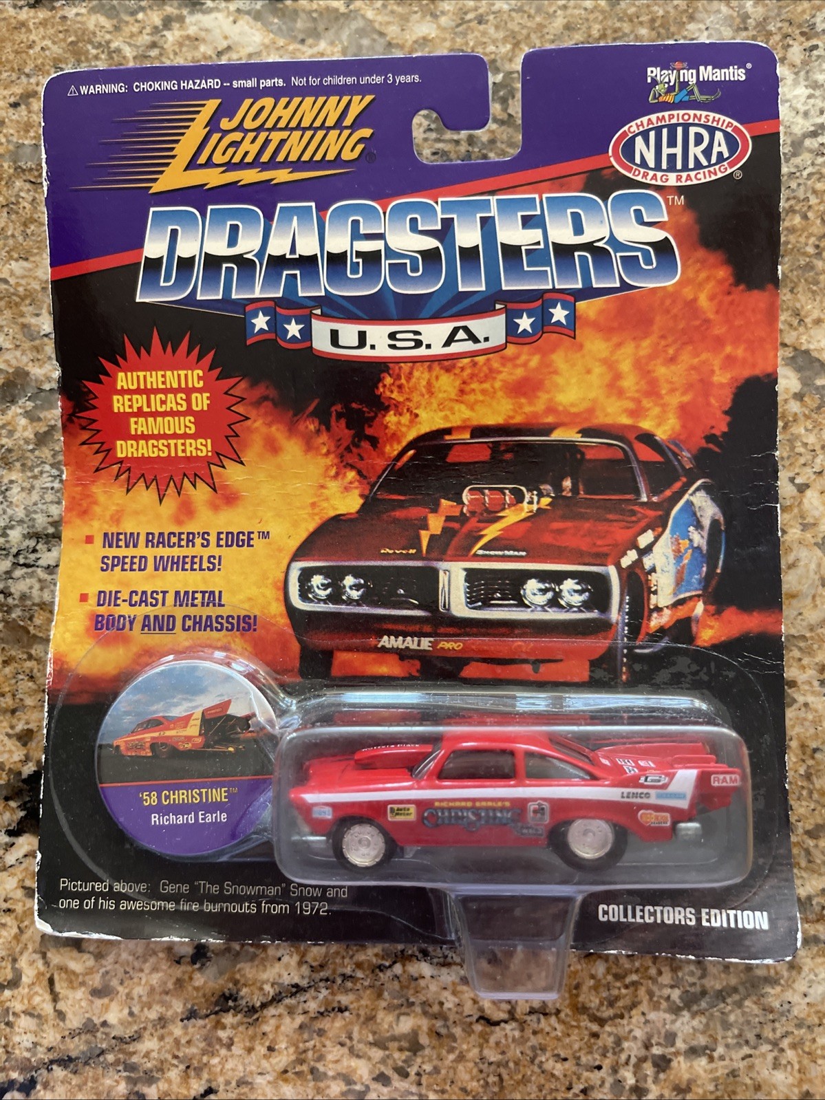 1995 Johnny Lightning Dragsters USA 58 Christine Richard Earle Plymouth