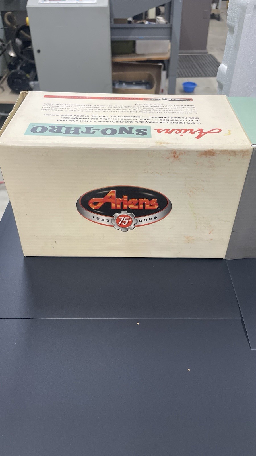 Ariens 1960 Sno-Thro 1:12 Diecast Model 75th Anniversary Complete W/ Magnet⁠