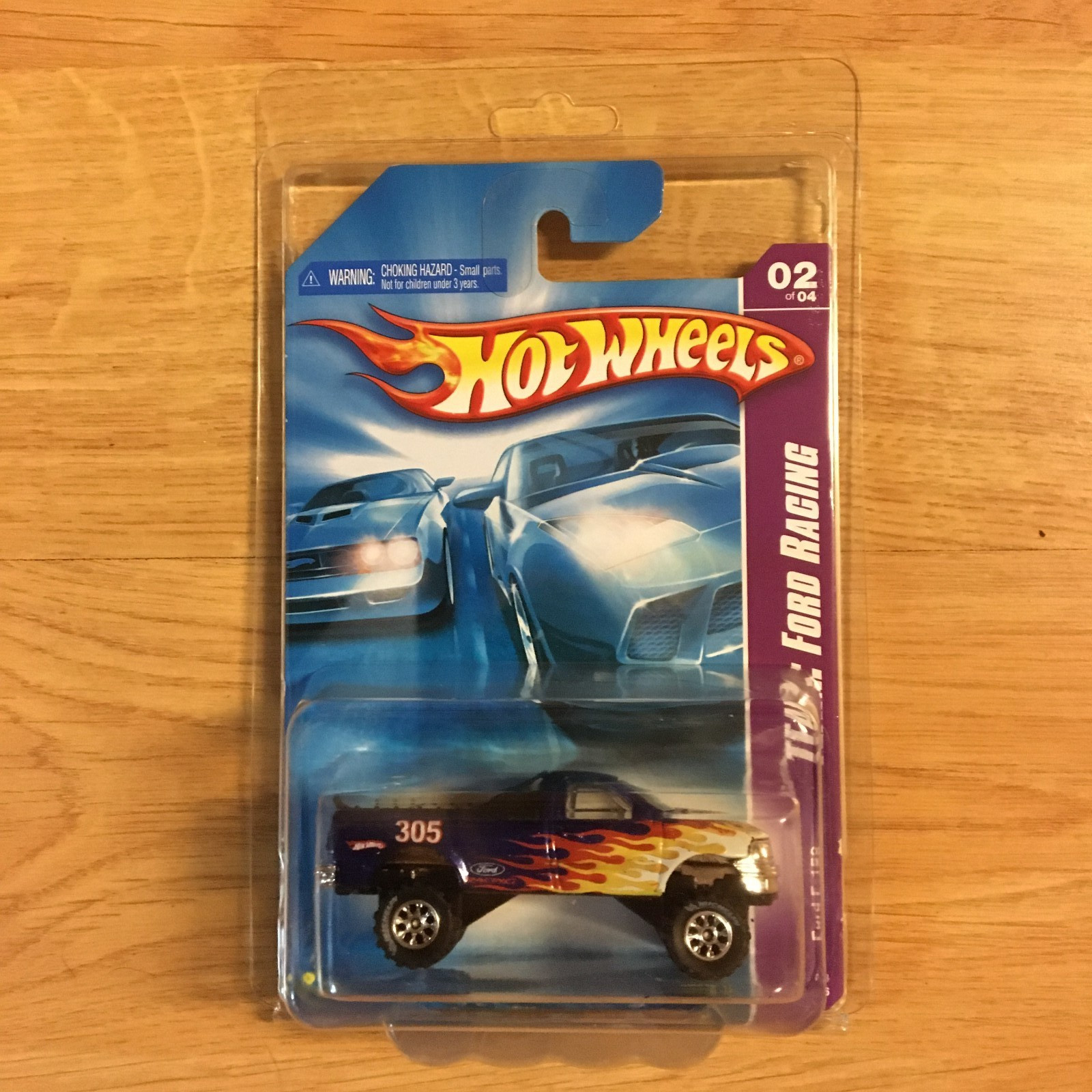 Hot Wheels Team Ford Racing F-150 Pickup CUSTOM Super Real Riders Wheel Swap