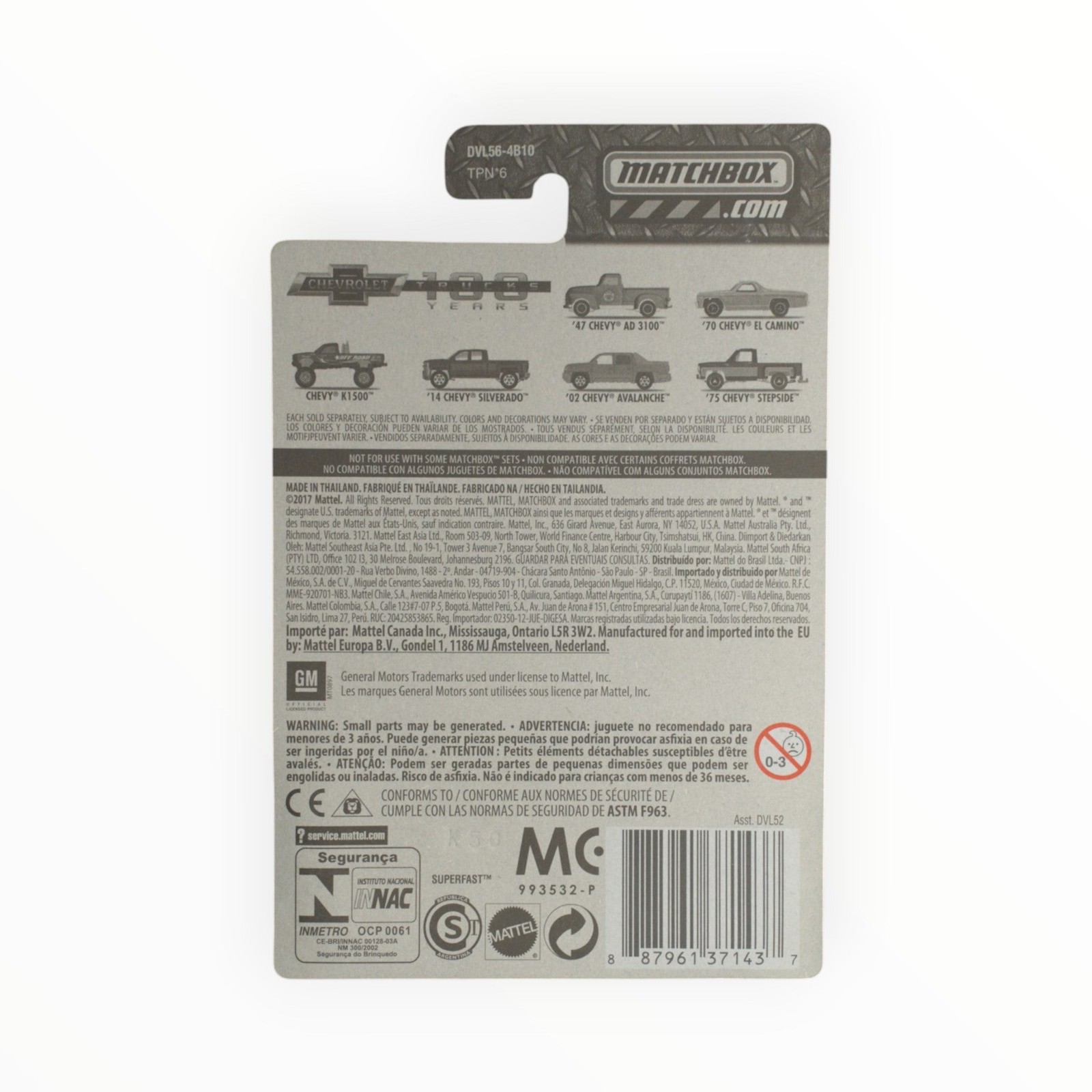 Matchbox ’14 Chevy Silverado #4 – 2018 Chevy Trucks 100 Years A