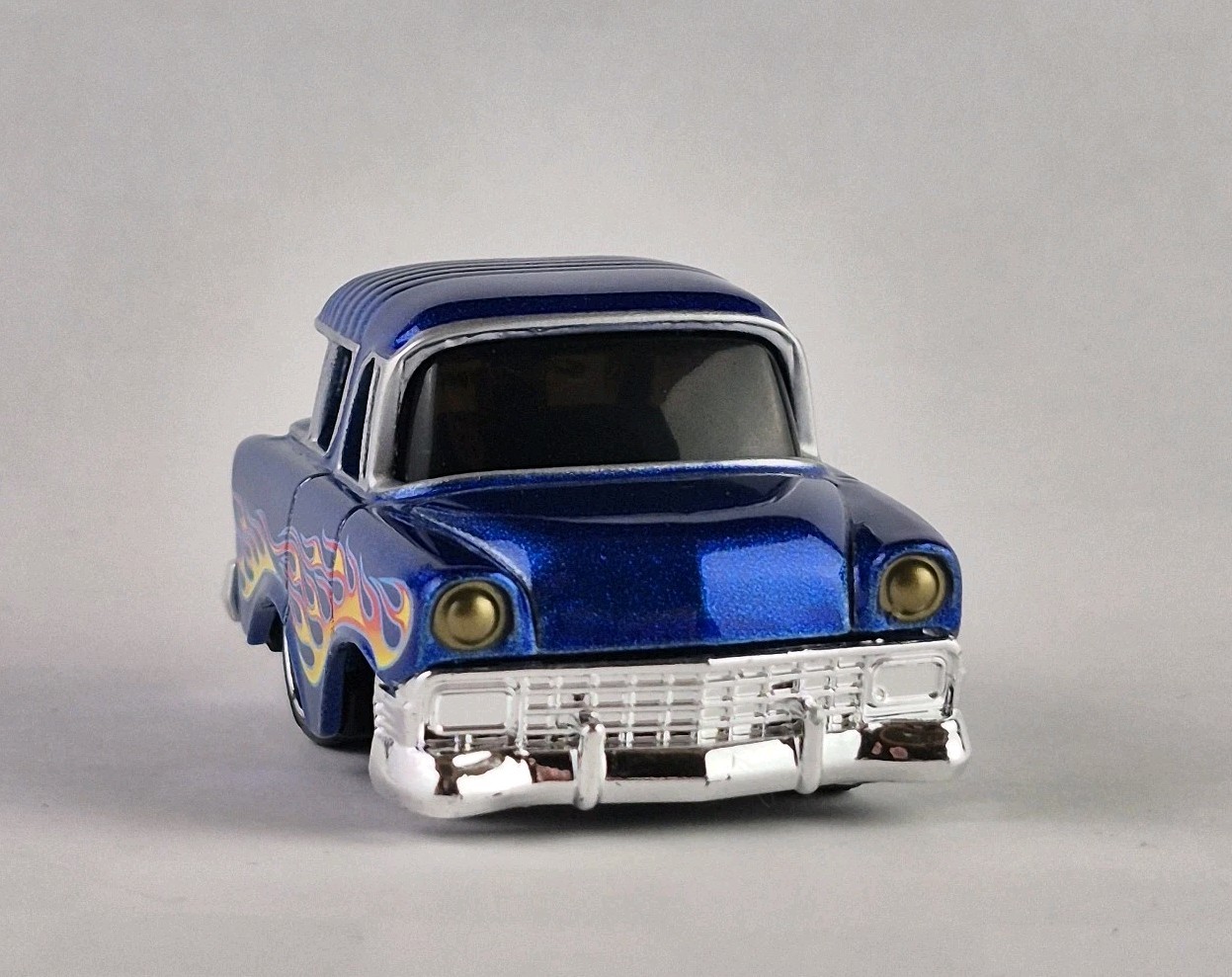 1957 CHEVY NOMAD Car Tuned Diorama Collectible DieCast Model 1:64 Blue LOOSE