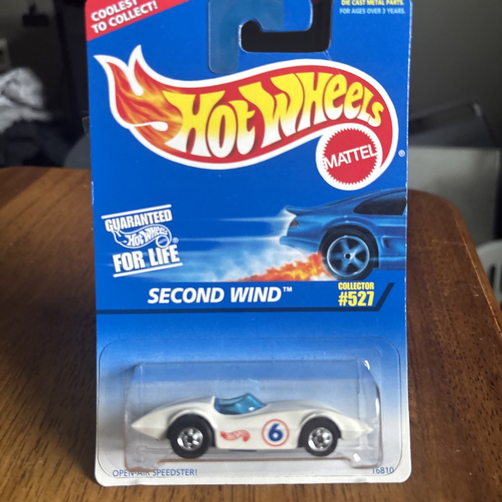 Hot Wheels Second Wind 1:64 1996 Diecast Car White Blue Unopened Box- India Base