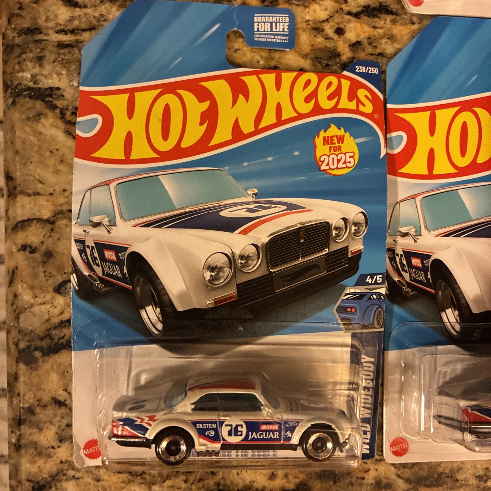 Hot Wheels 2025 White GreyJaguar XJC V12 Coupe 238/250 Wild Widebody Lot Of 4