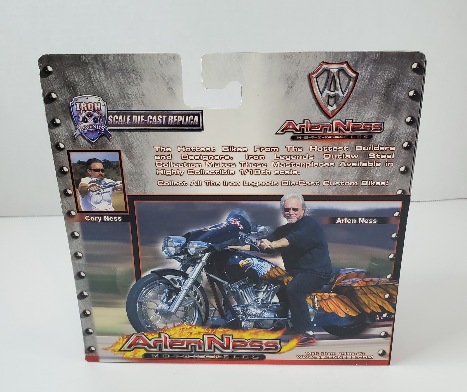 Arlen Ness Motorcycles 1:18 Scale Die Cast Motorcycle Iron Legends Lot