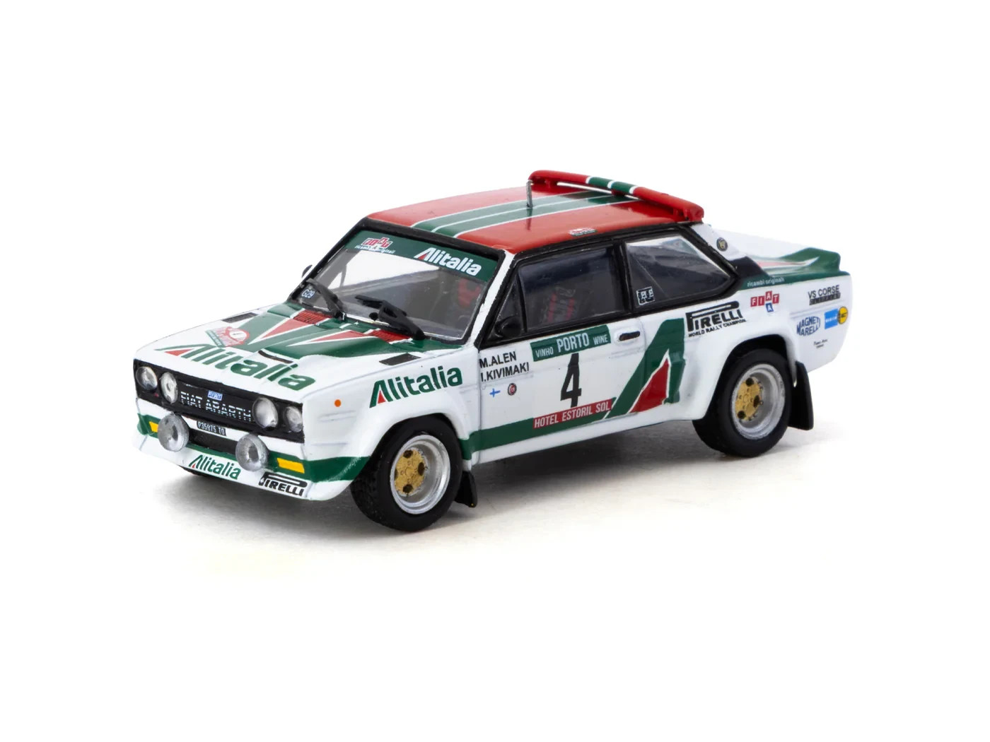 Tarmac Works 1:64 FIAT 131 ABARTH Rally Rallye de Portugal Vinho do Porto Winner