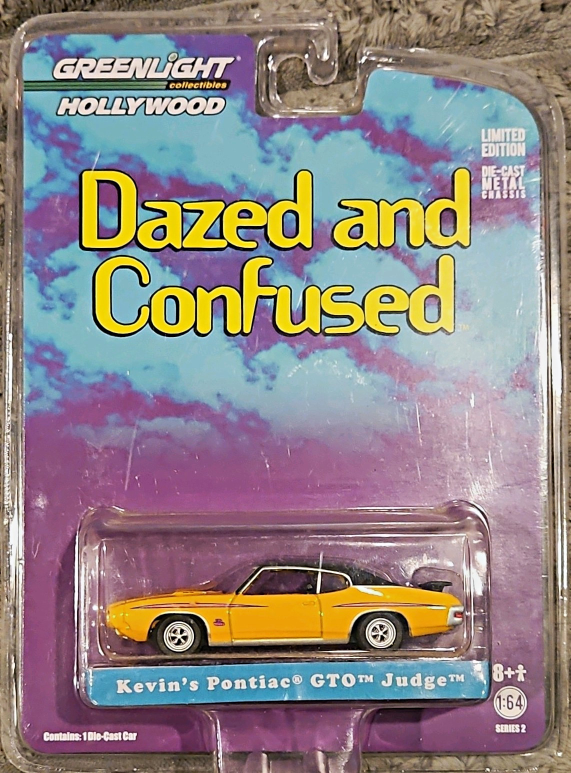 GreenLight Hollywood Dazed and Confused 1970 Pontiac GTO Judge 1:64 Diecast