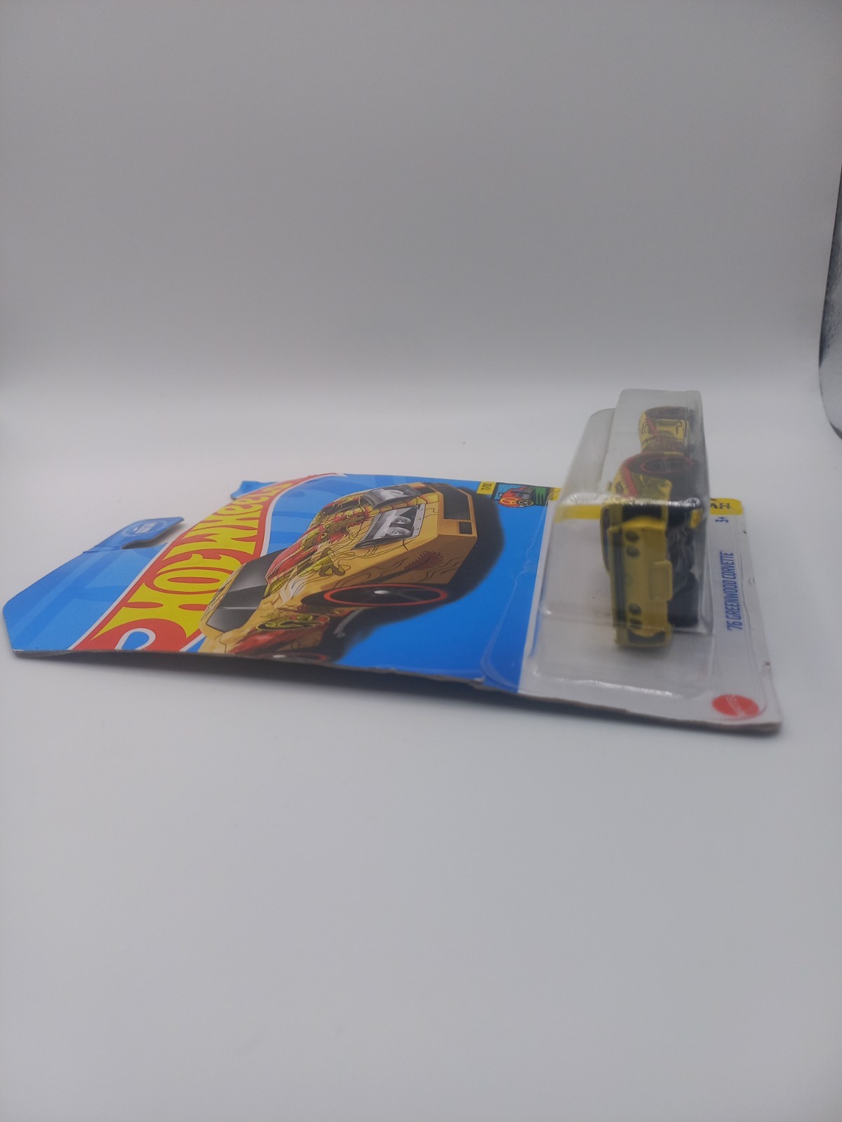 Hot Wheels Art Cars 1:64 1976 Chevy Greenwood Corvette Yellow Diecast Unopened
