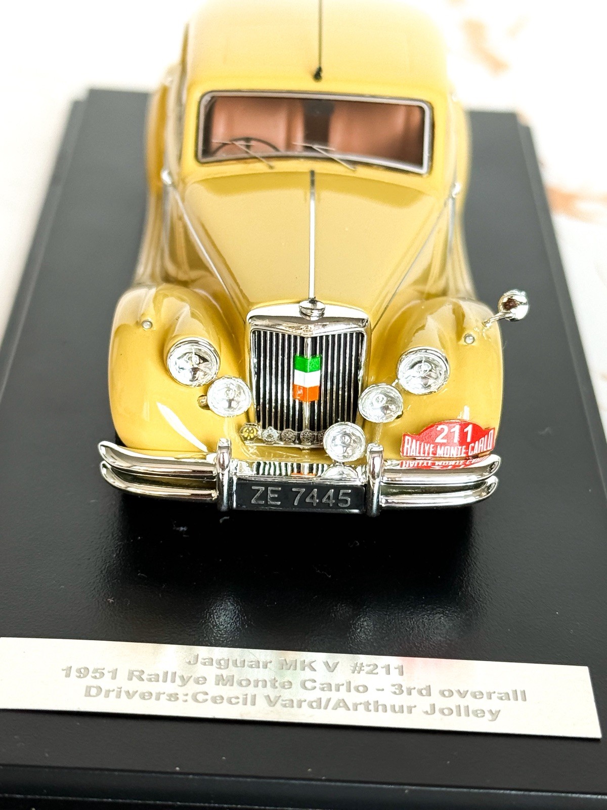 Matrix 1:43 Jaguar MK V #211 1951 Monte Carlo Rally 3rd Resin Model MXR41001-041