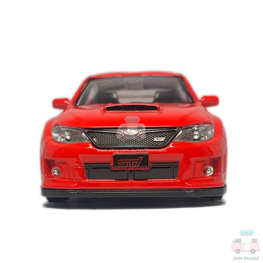1:36 Subaru WRX STI Hot Hatch Model Car Alloy Diecast Toy Vehicle Kids Gift Red