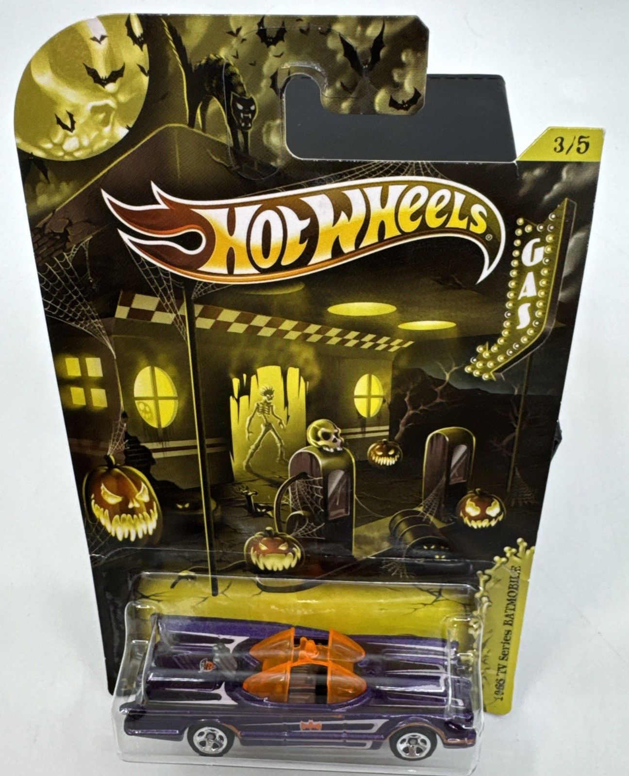 Hot Wheels Happy Halloween Complete Set 5/5 Kroger Exclusive Batmobile Ecto-1