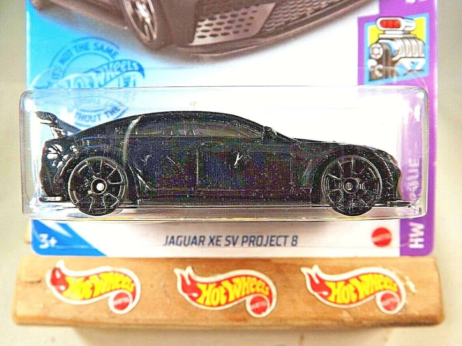 2021 Hot Wheels #85 HW Torque 1/5 JAGUAR XE SV PROJECT 8 Black w/Black Trap5 Sp
