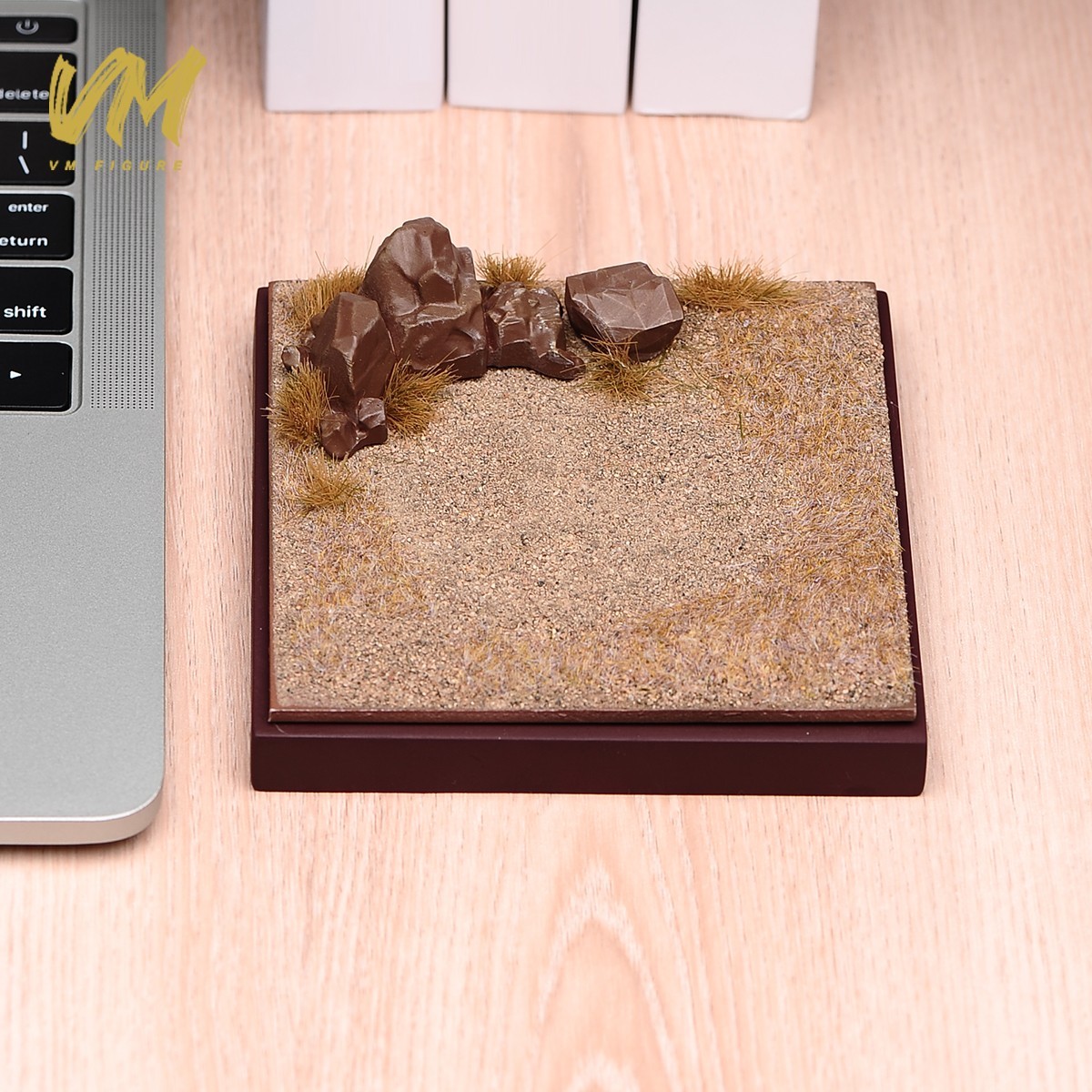 1/64 Resin Desert Diorama Display Base Square Scenery Platform for Car Figures