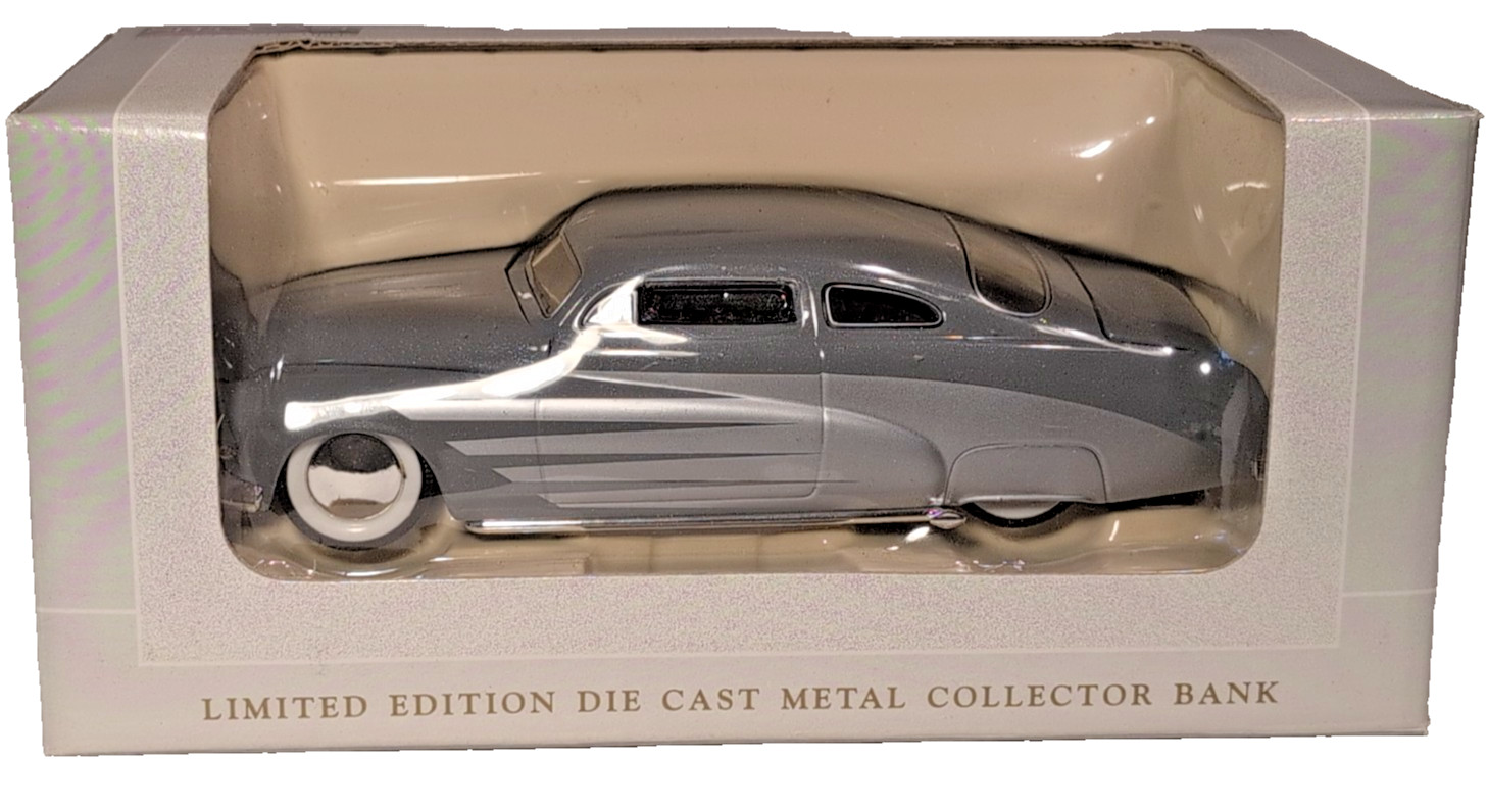 1949 Mercury Custom Street Rod Die Cast Metal Collector Bank w Key SpecCast