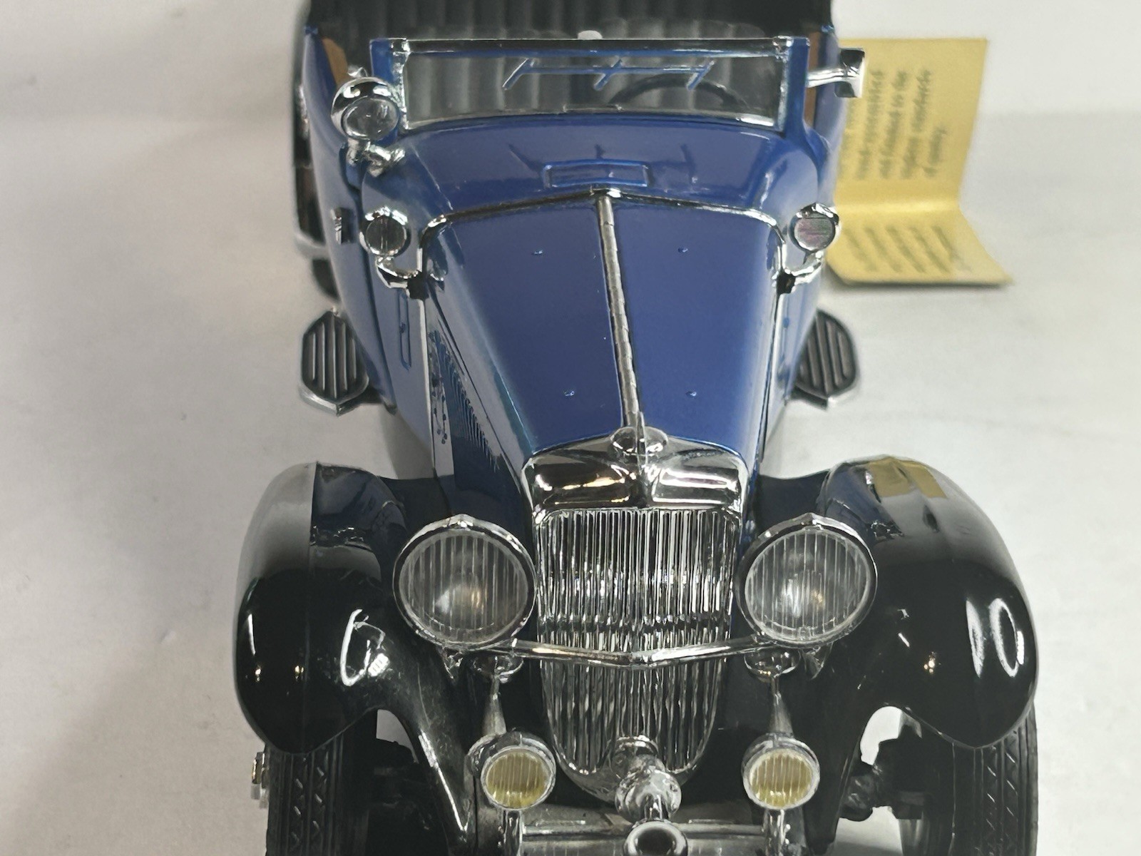 Franklin Mint 1933 Duesenberg J Victoria Blue 1:24 Die Cast B11RU77 (1991) READ