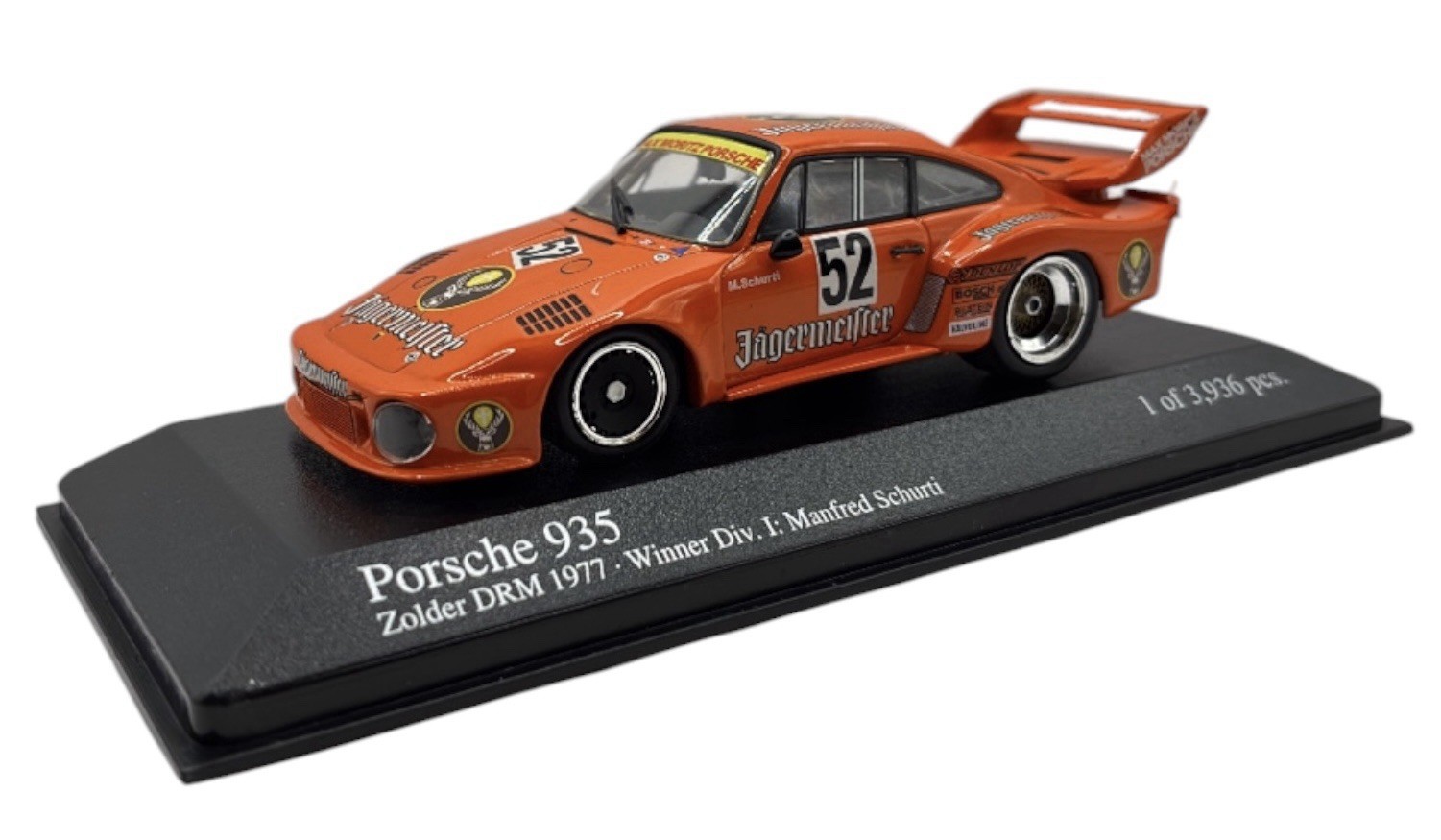 Minichamps 1/43 Porsche 935 Jaegermeister DRM Div.1 1977 #52 400776352