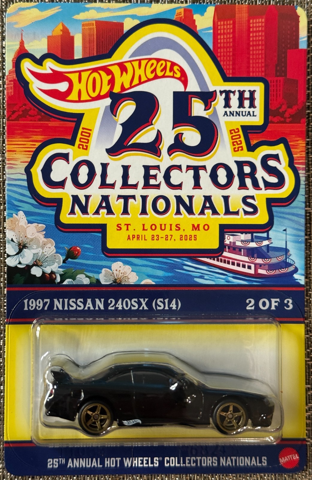 2025 Hot Wheels 25th Annual Collectors Nationals 1997 Nissan 240SX # 3378/6200