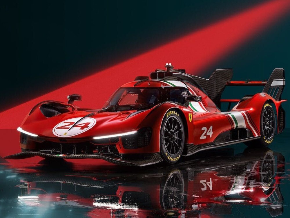 FERRARI 499P MODIFICATA #24 RED “LAUNCH VERSION” 1/18 BY LOOKSMART LS18RC028