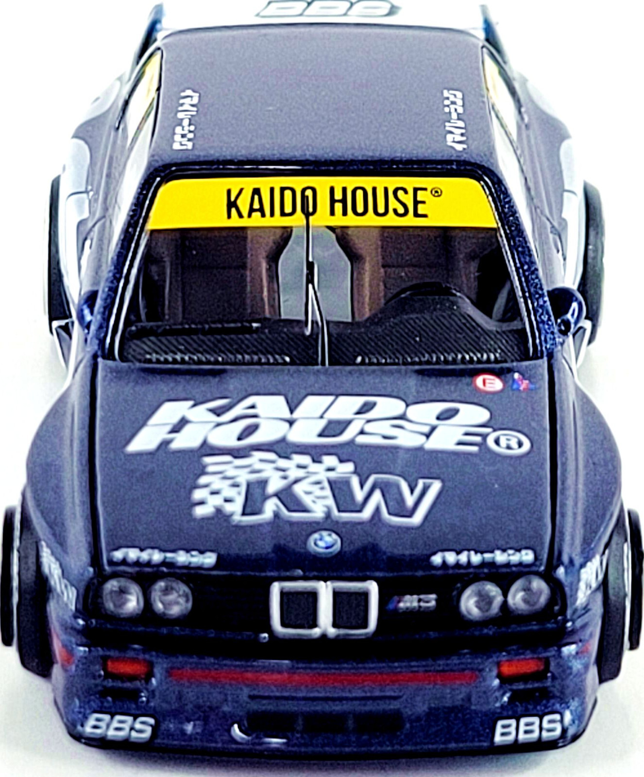 Kaido House x Mini GT BMW M3 Kaido Works V1 KHMG154 🟦⬜🟨 1/64