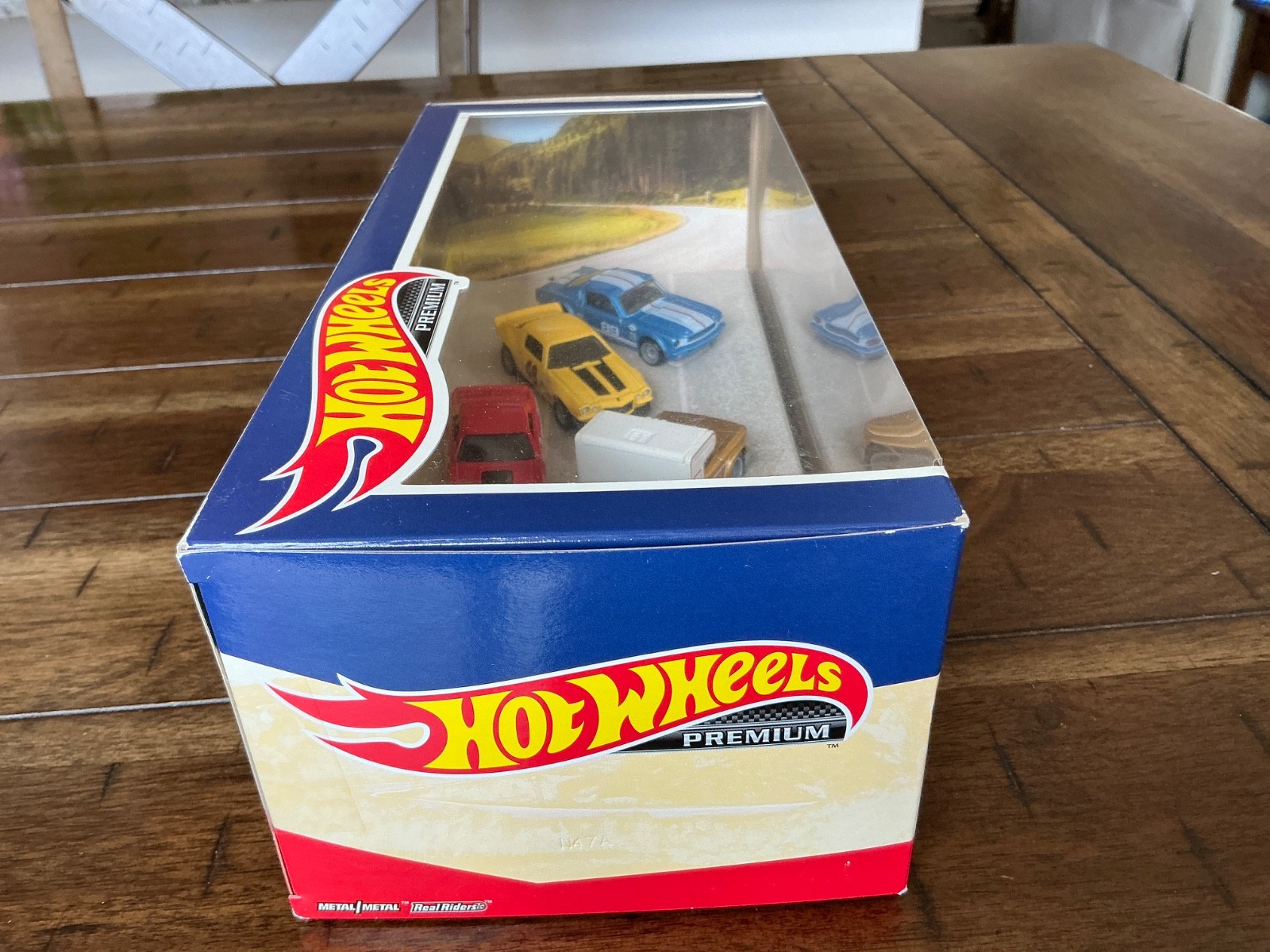 1/64 HOT WHEELS REAL RIDERS SET RETRO RIG 65 MUSTANG 70 CAMARO 70 CHALLENGER