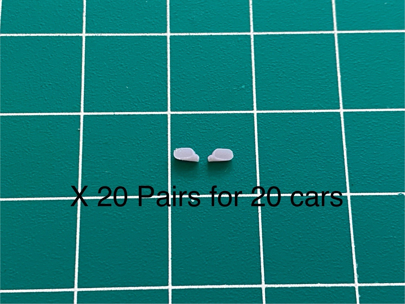 1/64 Scale Mirrors For Hotwheels Diecast Custom Build 20 Sets For 20 Cars