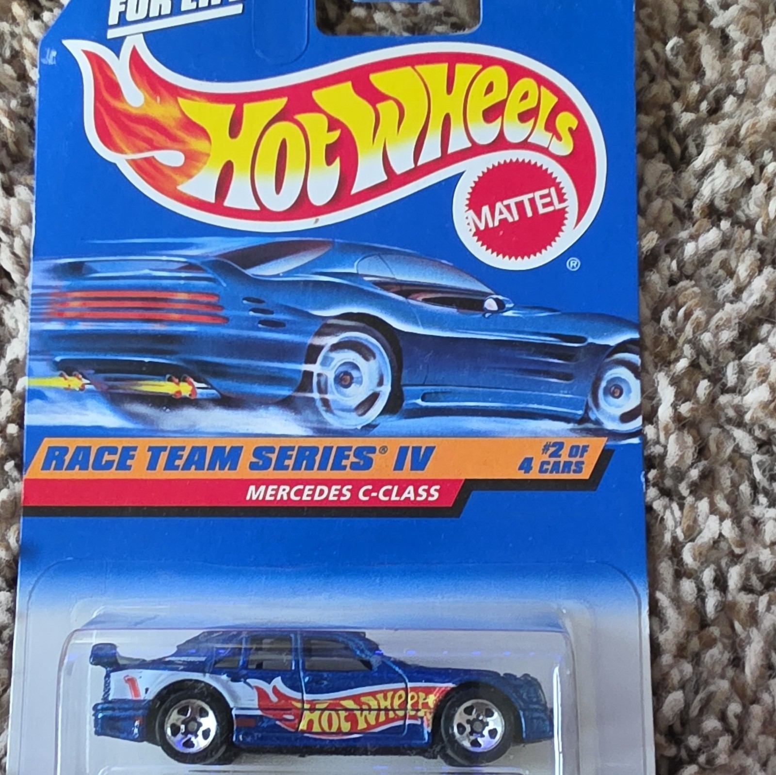 Hot Wheels Race Team Series IV Mercedes-Benz C-Class 1:64 Diecast Unopened Box