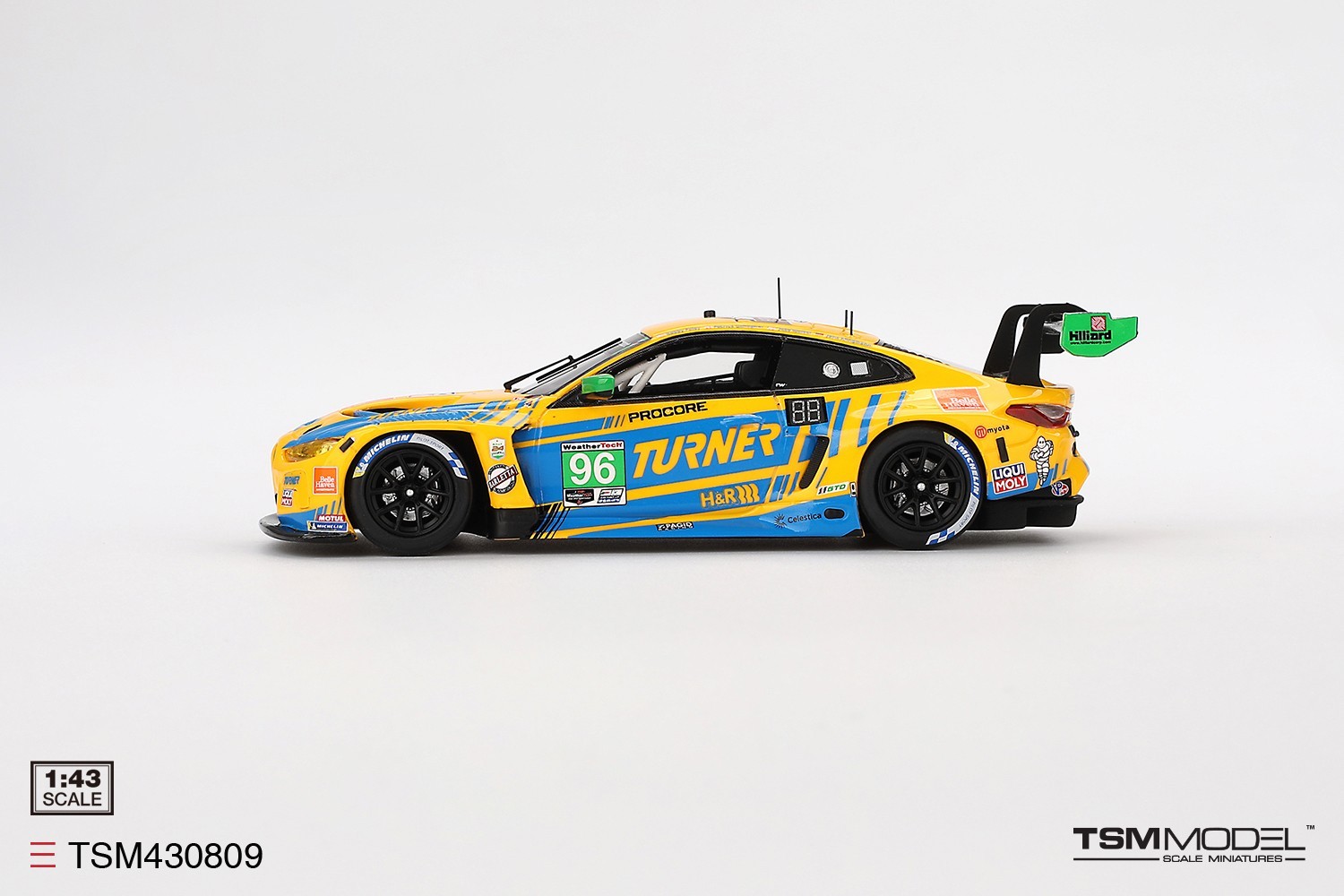 TSM-Model 1:43 BMW M4 GT3 #96 Turner Motorsport 2024 IMSA Daytona 24 Hrs