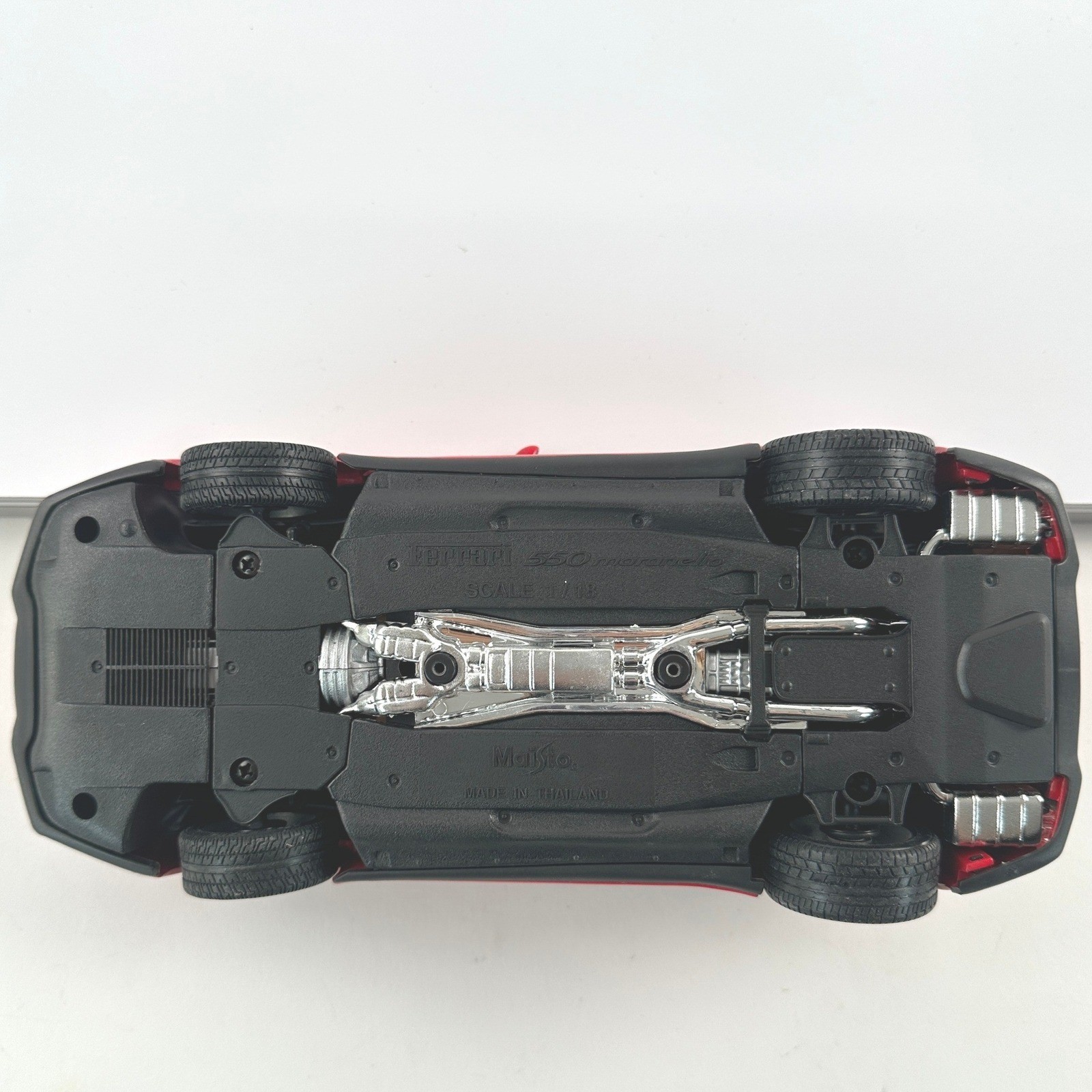 Ferrari Diecast Model Car Red 550 Maranello Pininfarina 1:18 Rosso Corsa
