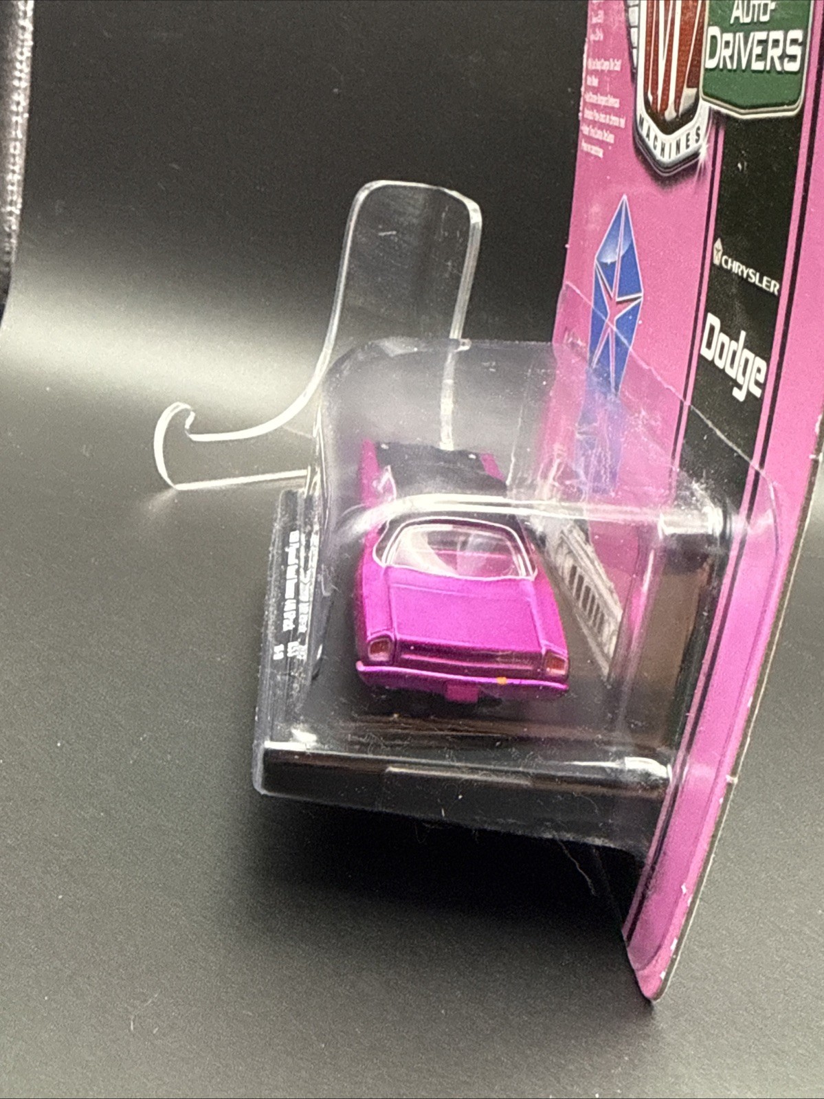 M2 Auto Drivers Satin Pink 1969 Plymouth Road Runner Chase