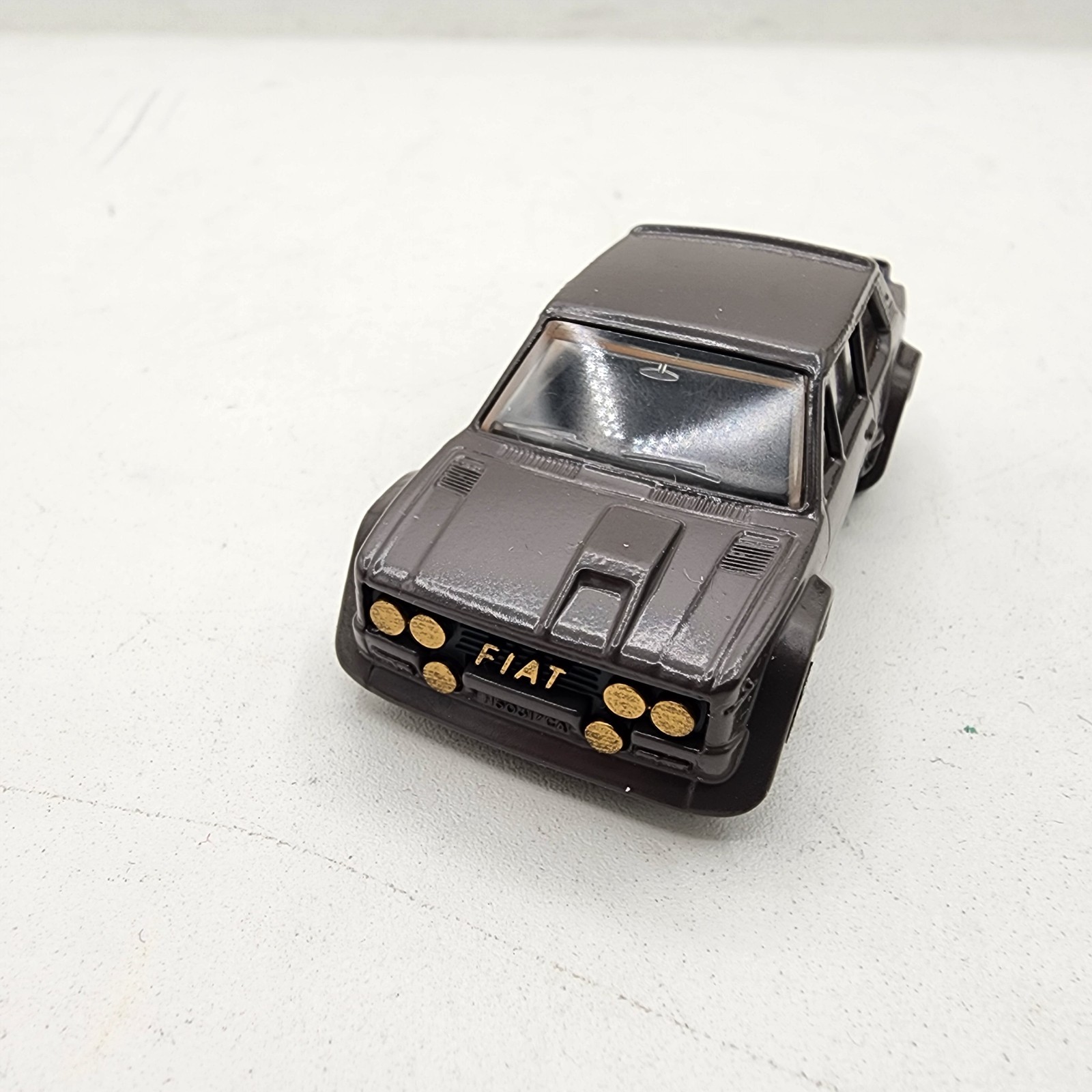 Vintage Matchbox Superfast Bulgarian Issue Fiat Abarth Dark Gray No Tampos RARE