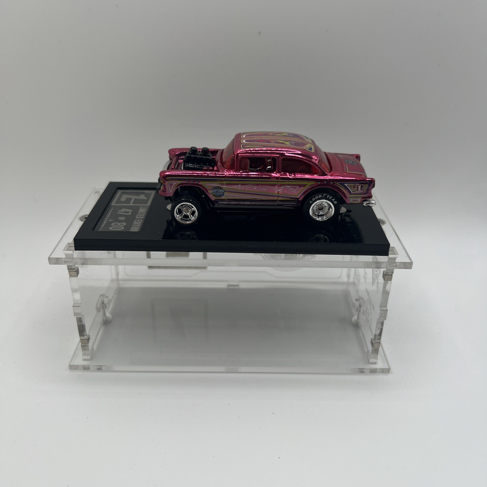 Hot Wheels 55 Gasser Lamley/Malaya Hobby Shop Pink Bel Air #47 of 80