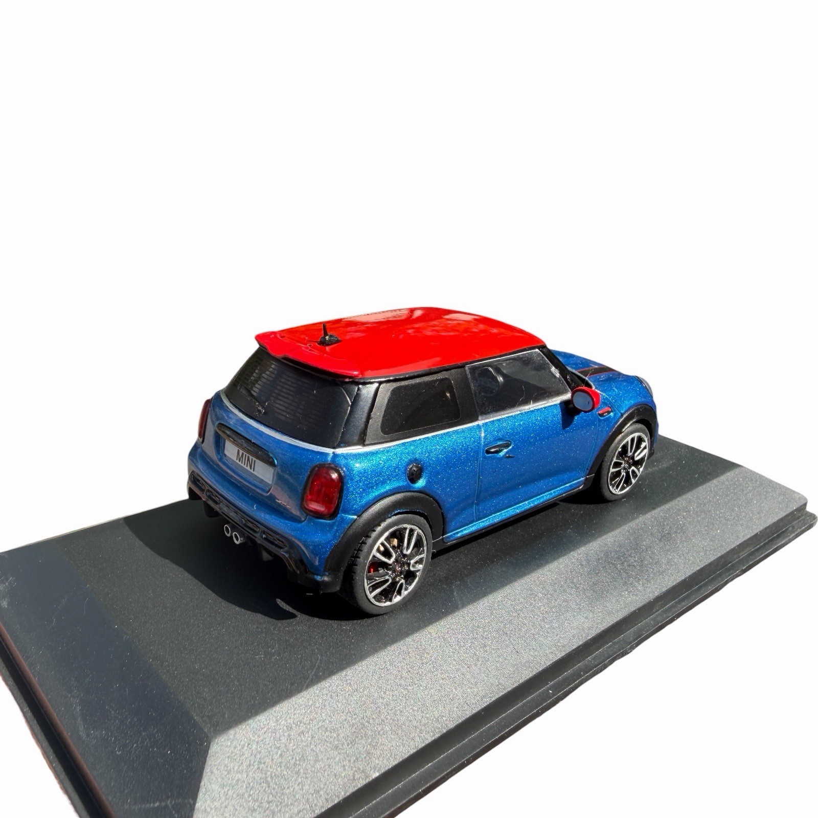 F56 MINI Cooper S John Cooper Works Blue Diecast car 1:43 Scale