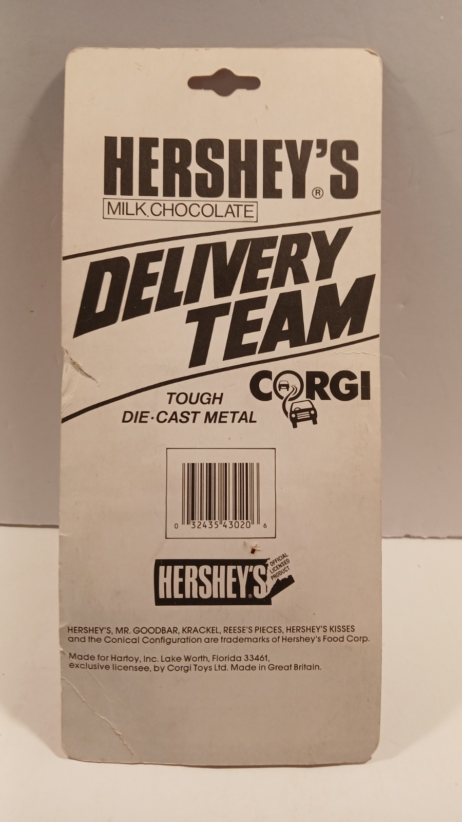 Corgi Hershey’s Milk Chocolate Delivery Team Set of 3 Kisses Reese’s Truck