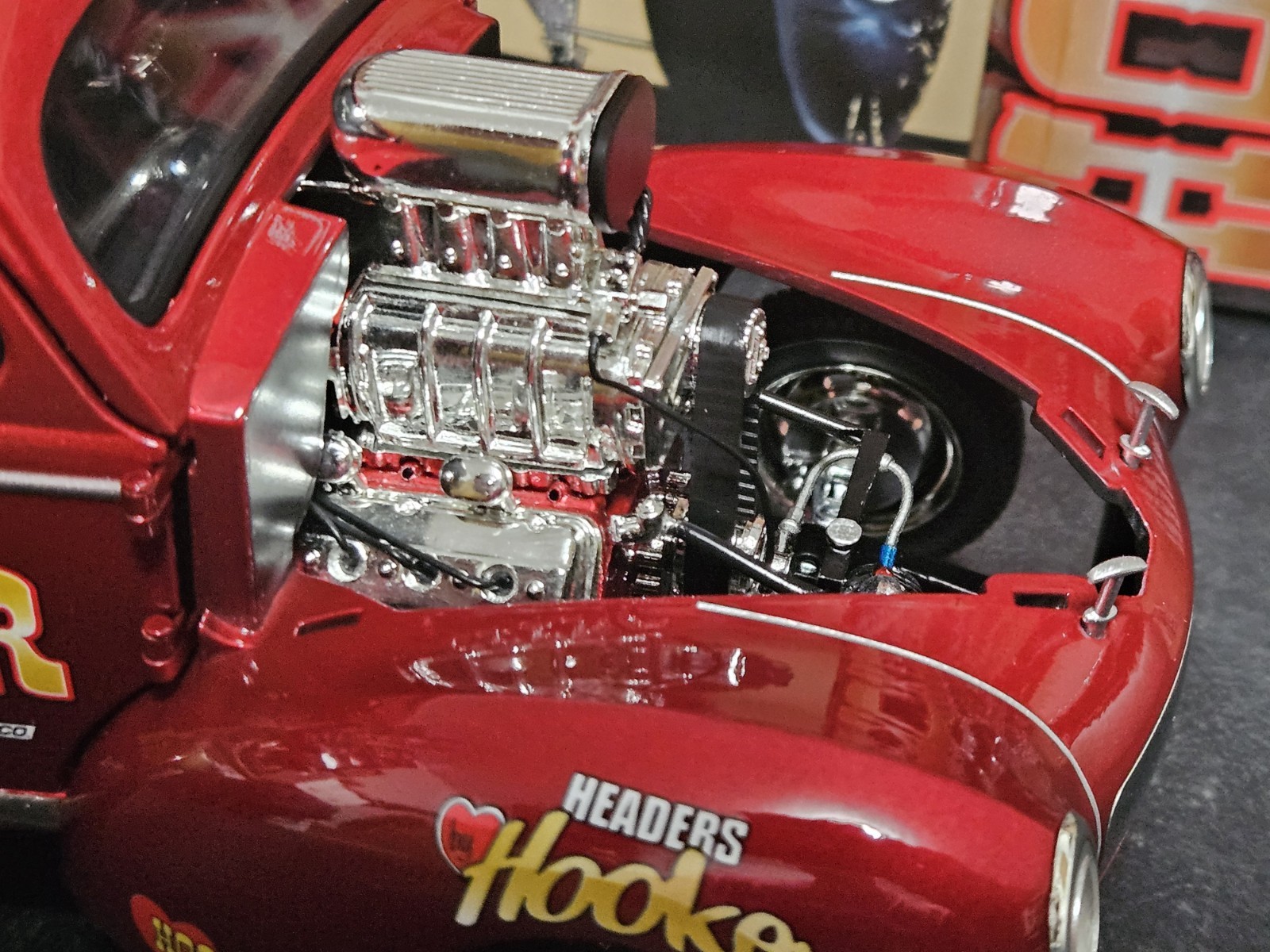 Acme 1:18 1941 WILLYS GASSER HOOKER HEADERS HOLLEY NHRA DRAGSTER A1800910. NEW!