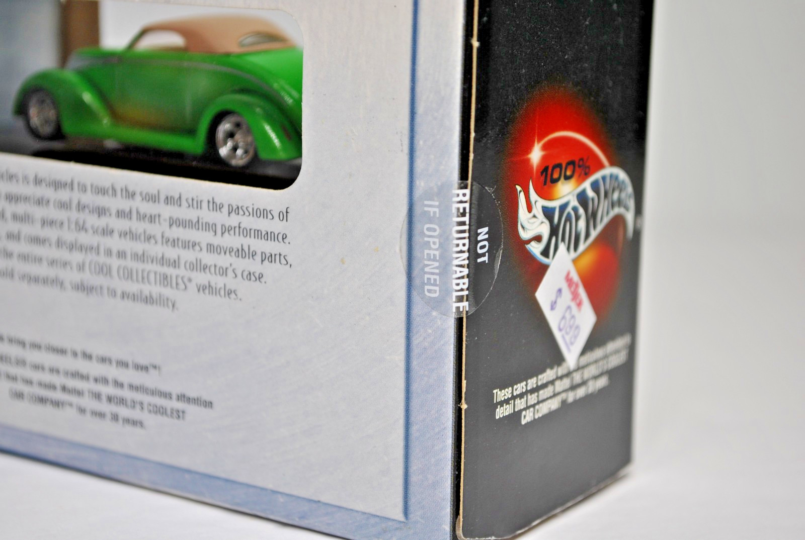Hot Wheels Custom 1937 Ford 100% Hot Wheels Red and Green Variant