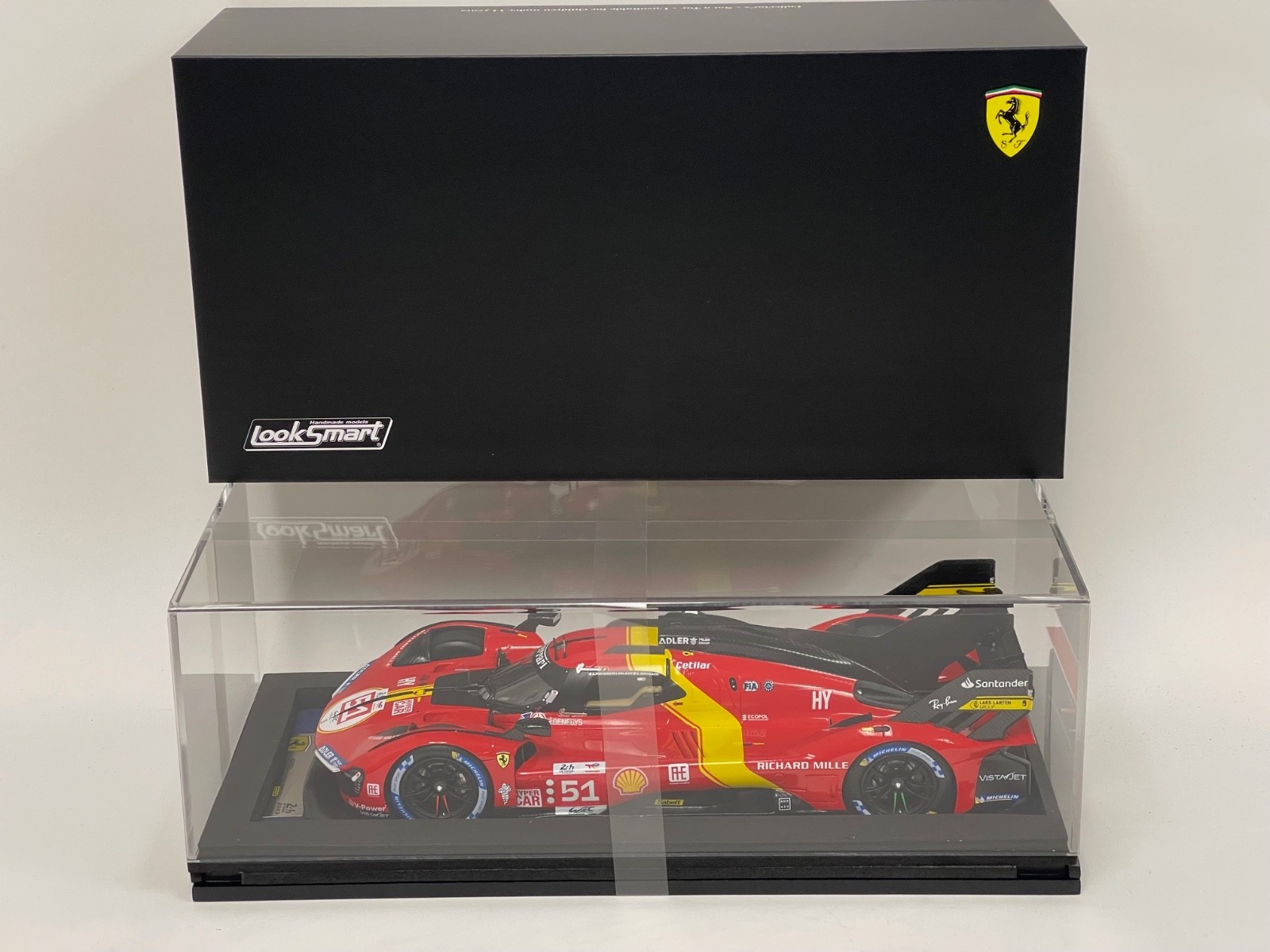 1/18 Looksmart Ferrari 499P AF Course car #51 winner 2023 24 Hours of LeMans