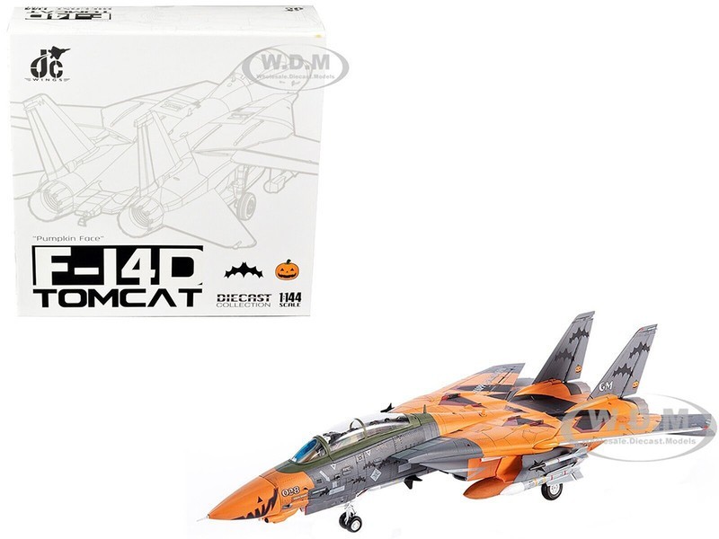 GRUMMAN F-14D TOMCAT AIRCRAFT “PUMPKIN FACE” 1/144 BY JC WINGS JCW-144-F14-005