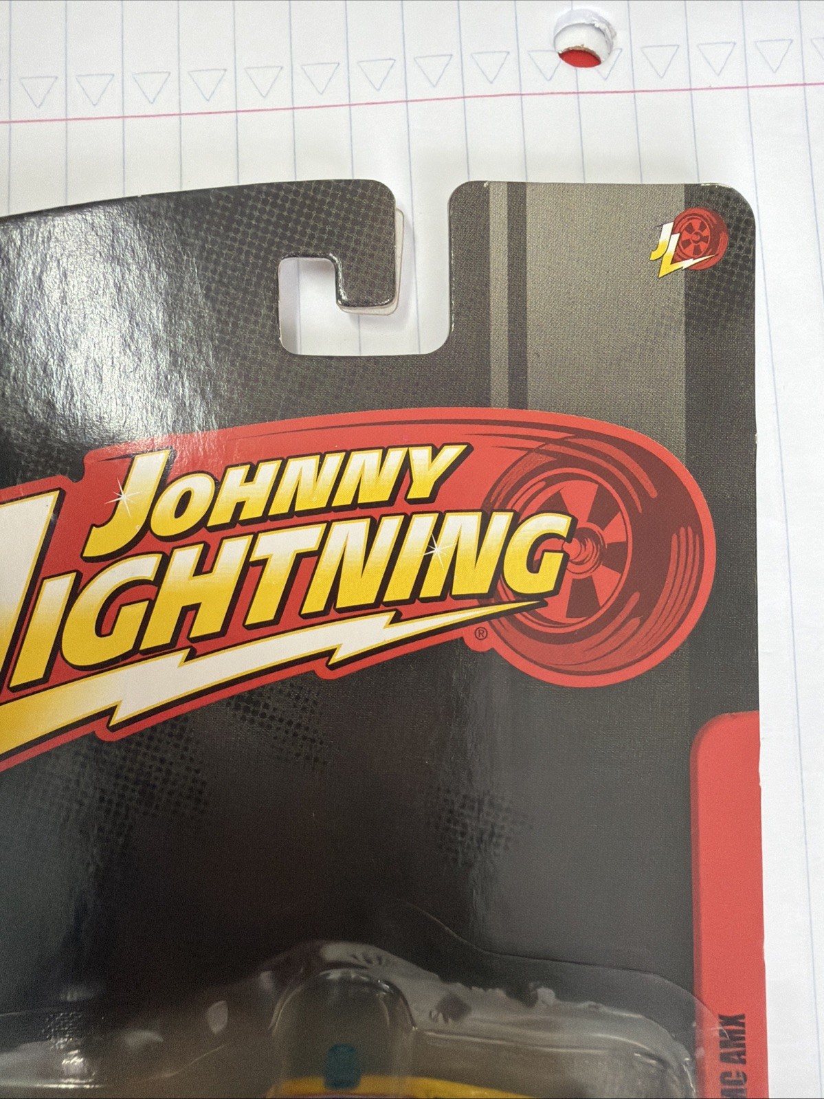 UH 2011 Johnny Lightning 1968 AMC AMX in Blue and Yellow ‘MFP’ Mad Max Sealed