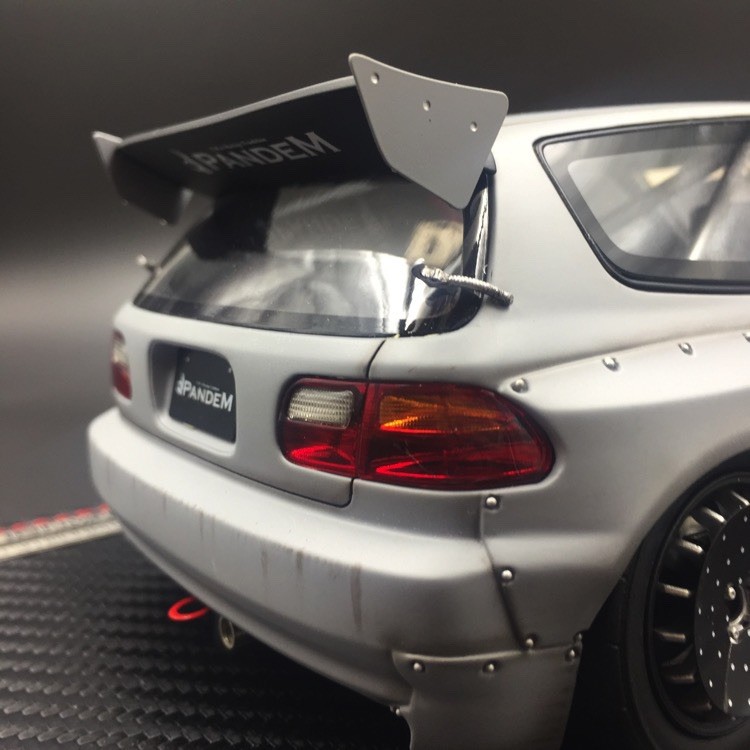 Ignition Model 1/18 Ig 1471 Pandem Honda Civic EG6 In Battle Gray.Cldc Exclusive