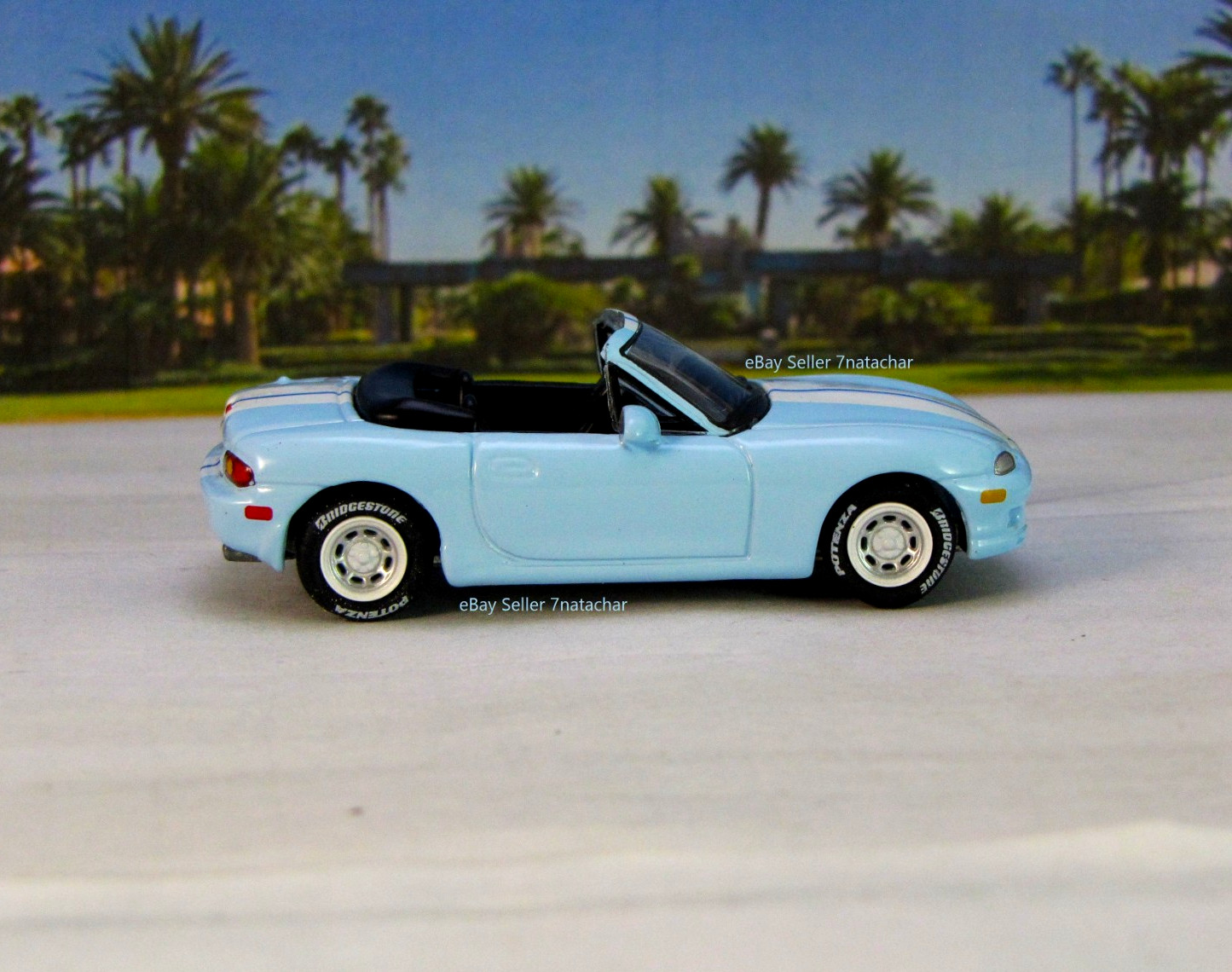 1998-2005 Mazda Miata Roadster Speed Model Blue 1/64 Scale Limited Edit I