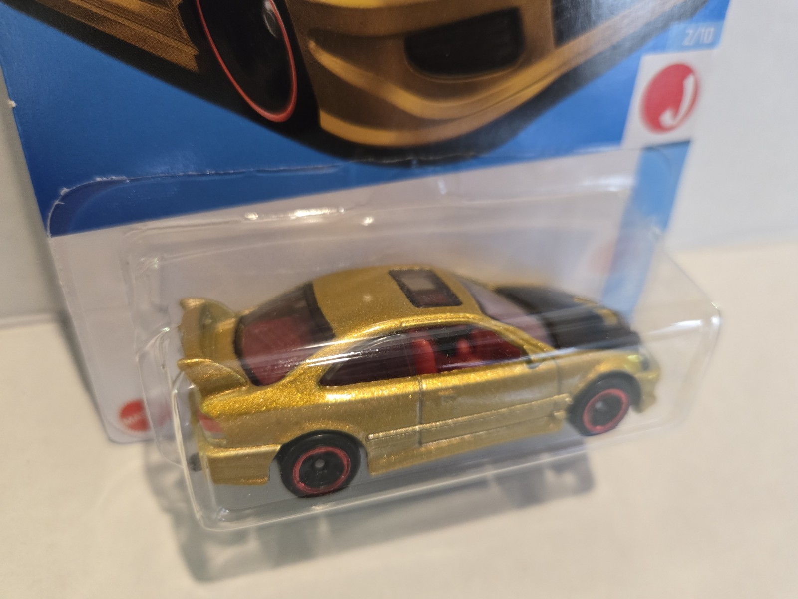 Hot Wheels Honda Civic Si – 2024 HW J-Imports 2/10 – Gold & White – Lot of 2