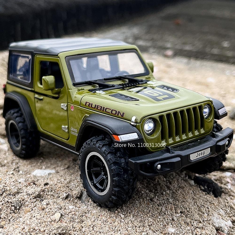 1:32 Alloy Diecast Off Road Vehicle Model 1941 Style Sound Light Toy Car Gift