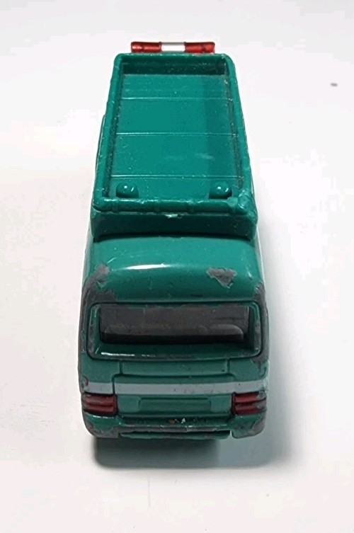 Tomica Tomy #92 Green Toyota Coaster 1/89 Diecast/Plastic Emergency Rescue
