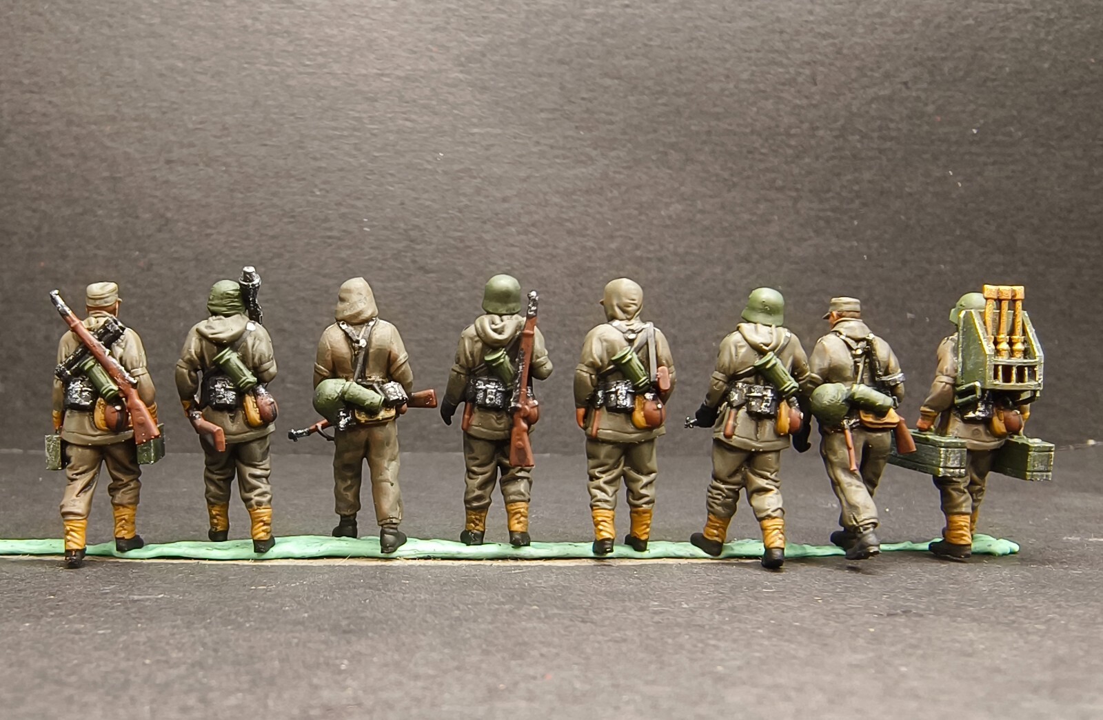 1/72 TANK CREW 1:72 WW2 germany soldiers team military toy TotalWar diorama