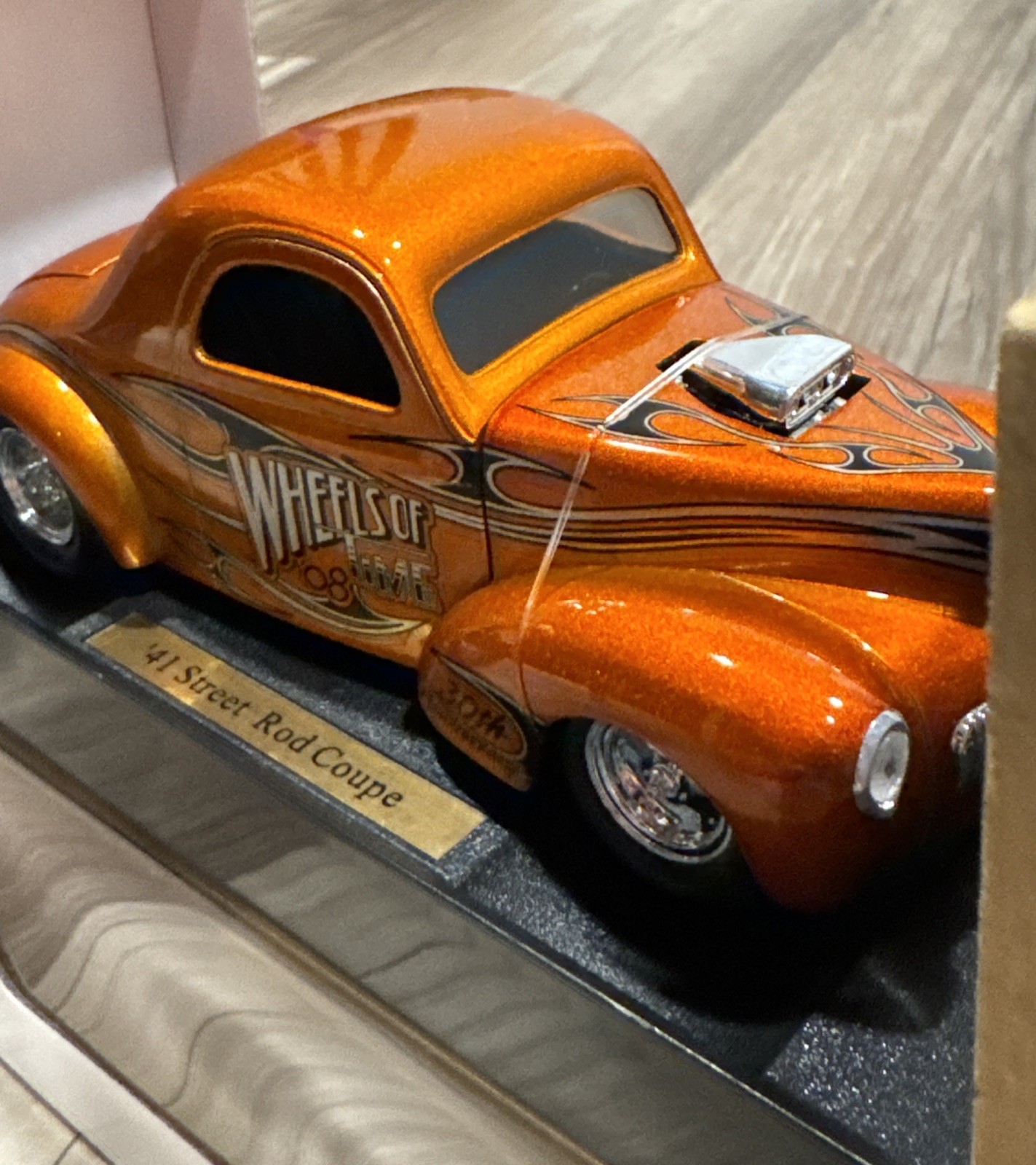 SpecCast 1941 Street Rod Coupe Wheels Of Time Orange (30th ANV) Macungie 2008