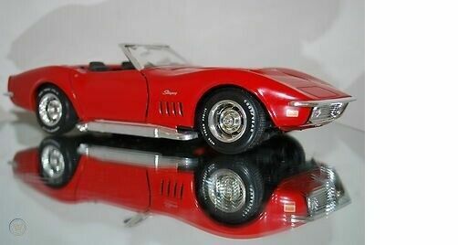Corvette Chevrolet StingRay Race Car Chevy Classic Hot Rod Metal Promo Model