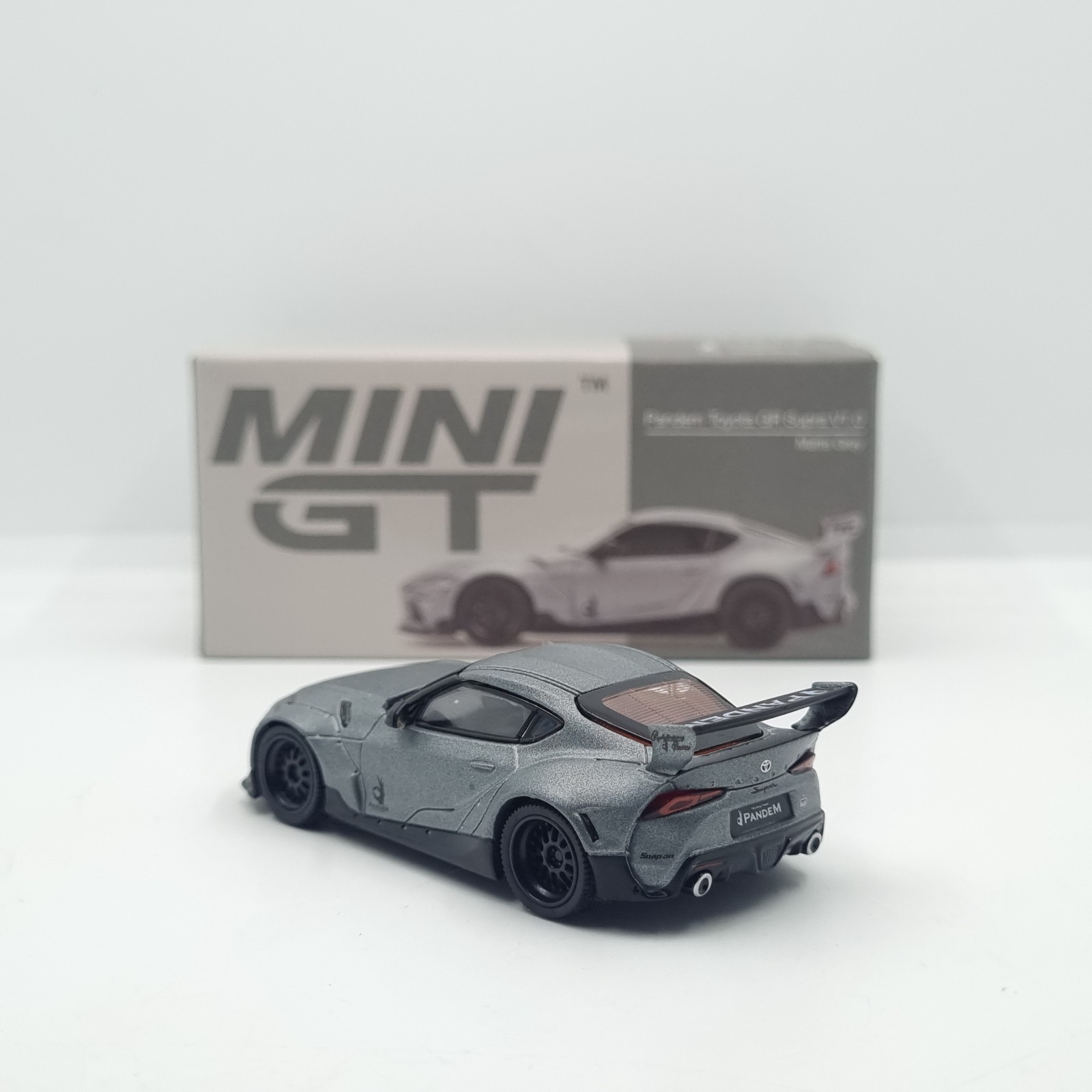 Mini GT Pandem Toyota GR Supra V1.0 Matte Grey RHD MGT00250-R